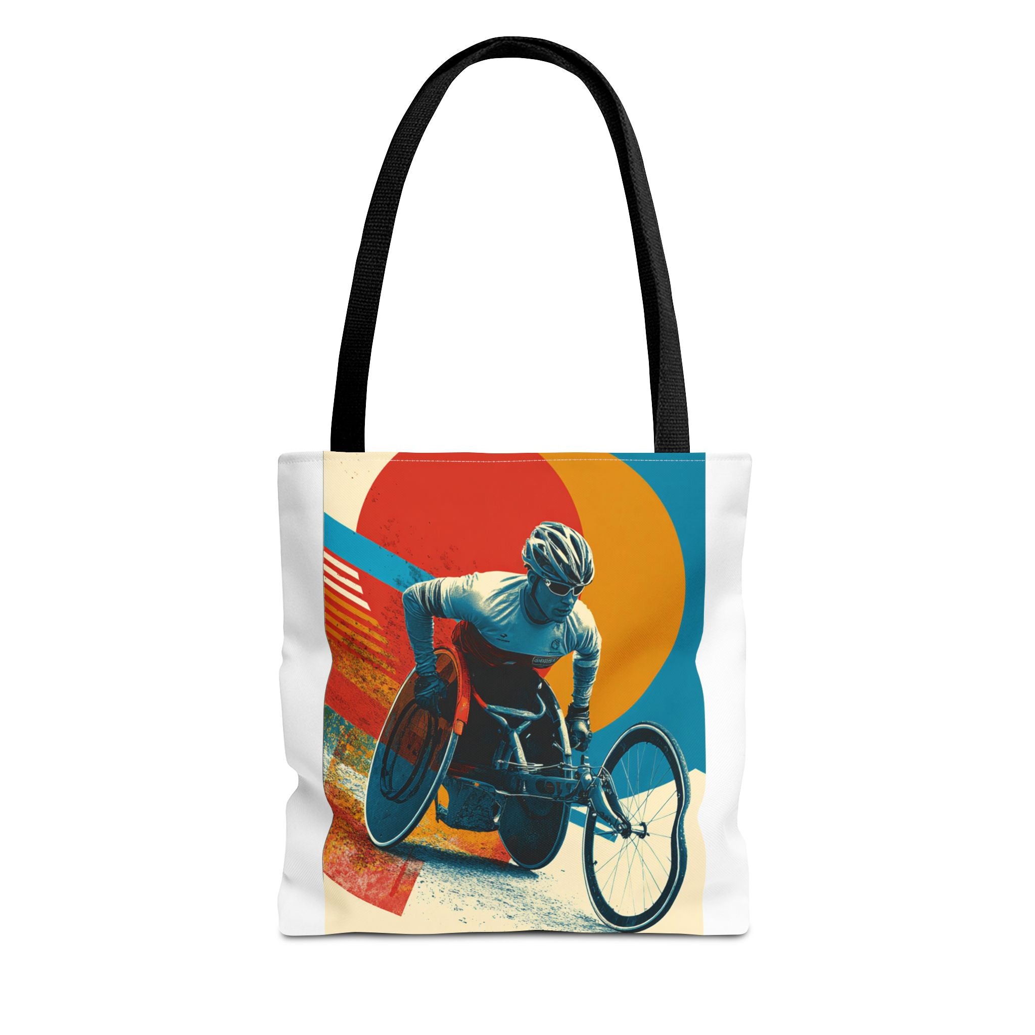 Inspirational Wheelchair Sports Tote Bag | Motivational Gym Bag, Everyday Use, Eco-Friendly Gift, Unique Sporty Design