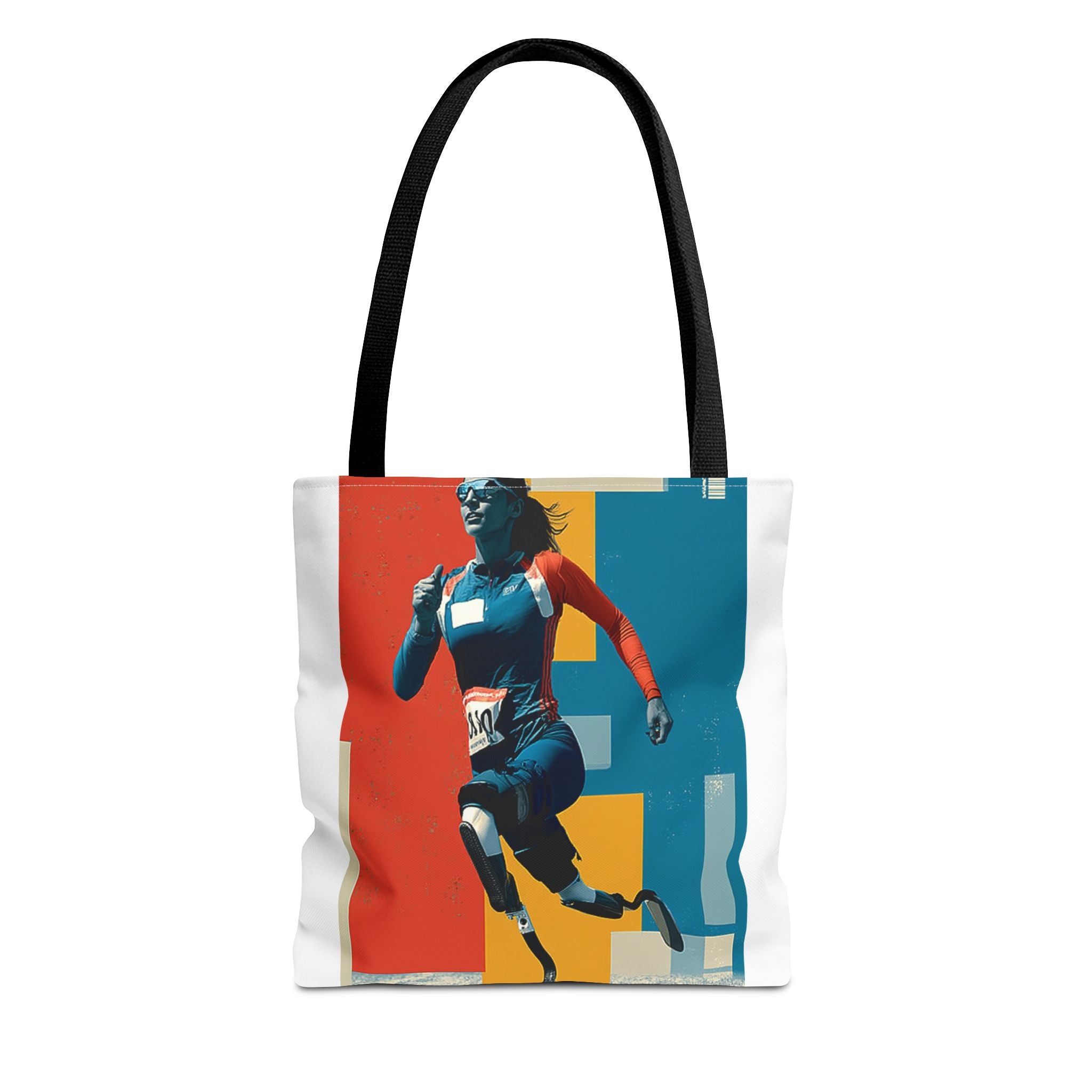 Inspirational Course Sports Tote Bag | Motivational Gym Bag, Everyday Use, Eco-Friendly Gift, Unique Sporty Design