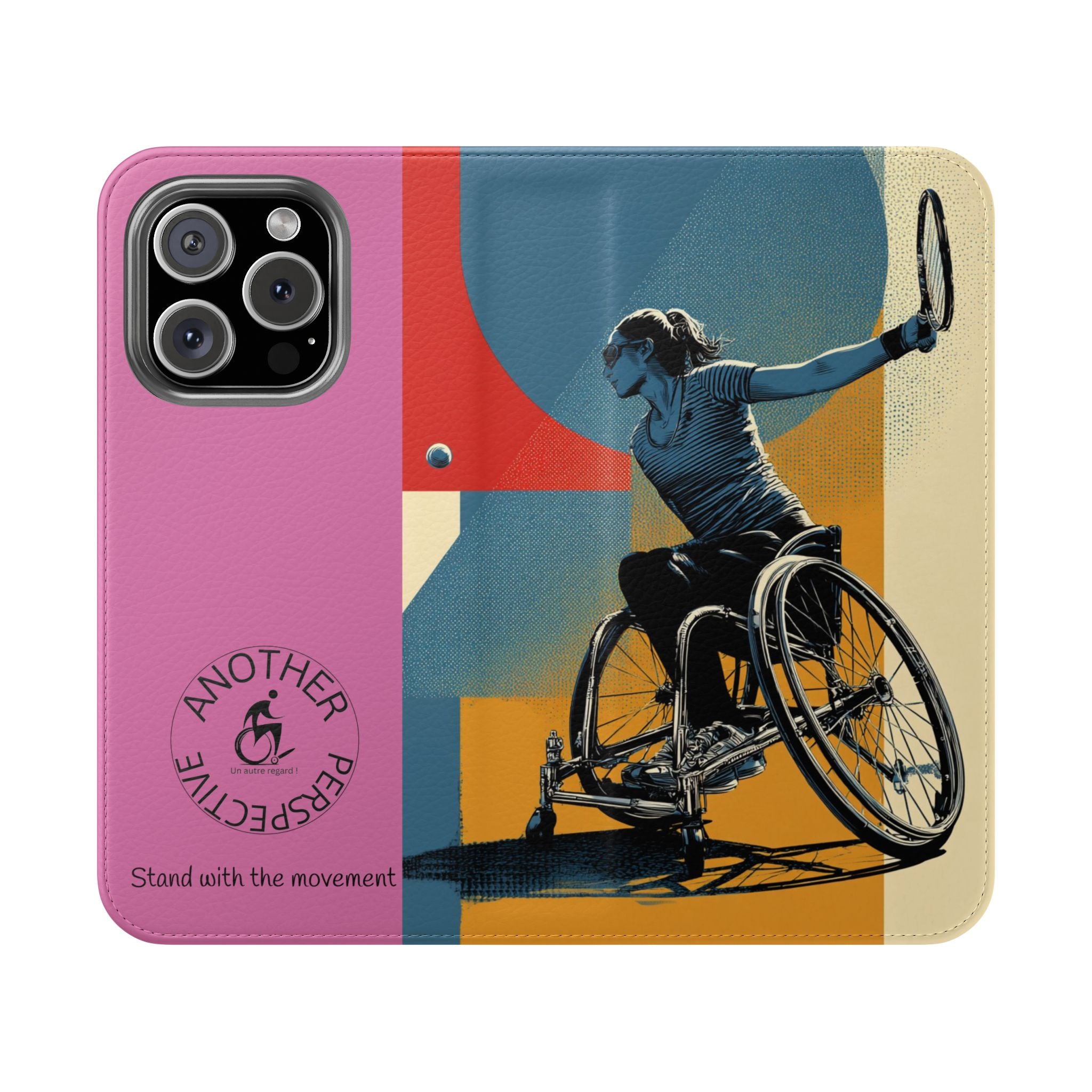 Sporty Flip Case for Athletes Tennis, Phone Wallet Cover, Stylish Mobile Case, Perfect Gift for Sports Fans, Functional Design