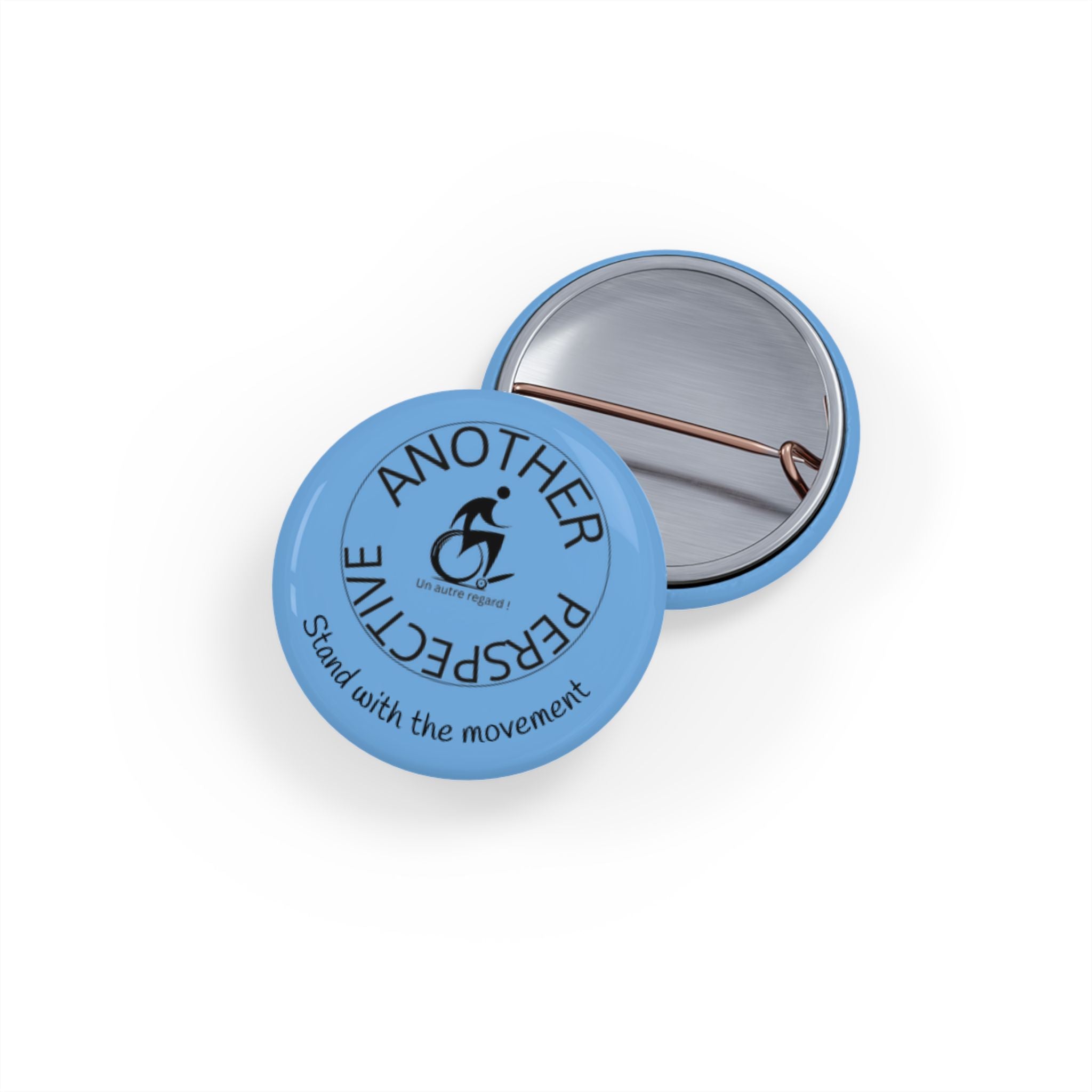 Empowering Round Pins - "Another Perspective" - Supportive Badge for Awareness, Gifts, Accessories, Collectibles, Protest