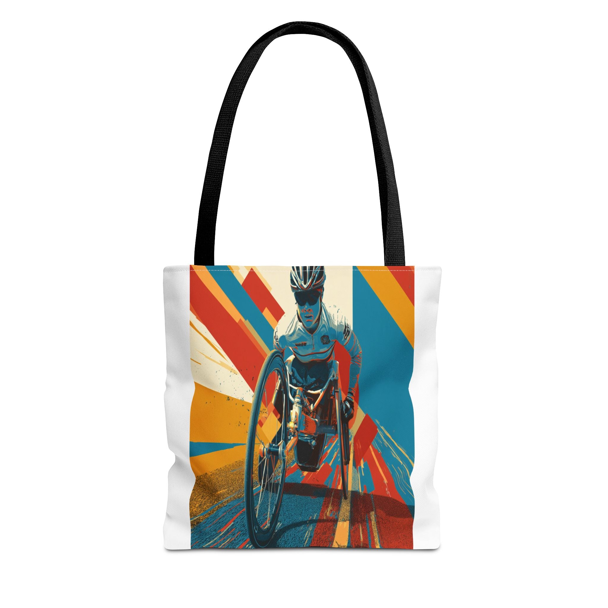 Inspirational Wheelchair Sports Tote Bag | Motivational Gym Bag, Everyday Use, Eco-Friendly Gift, Unique Sporty Design