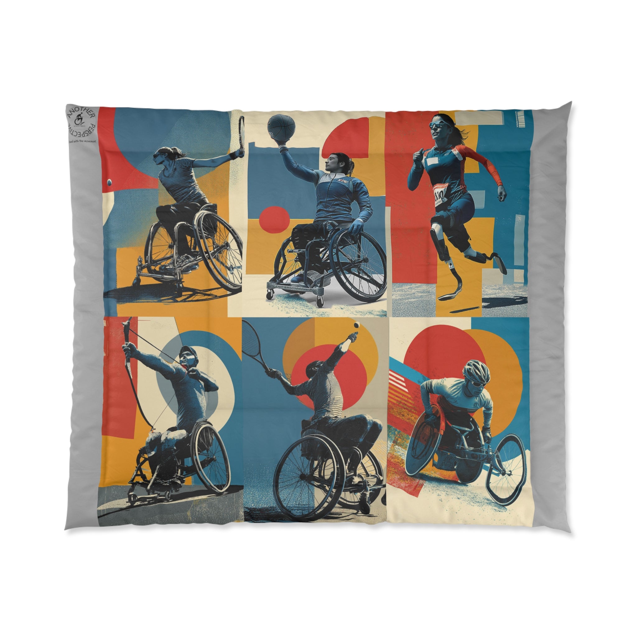 Vibrant Sports Comforter - Energize Your Space, Ideal for Athletes, Active Lifestyles, Gifts for Sports Lovers, Cozy Home Décor