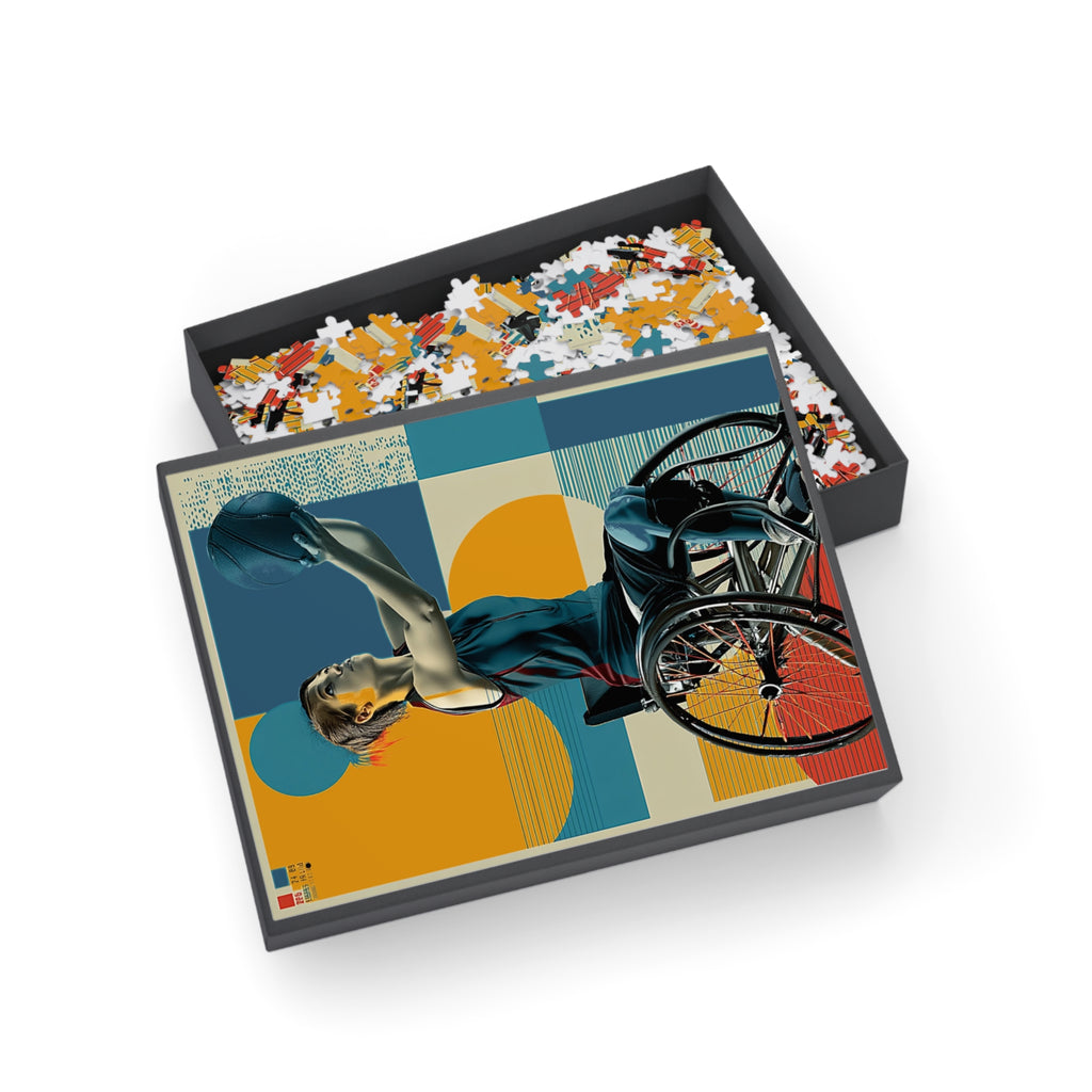 Interactive Basket Enthusiast Puzzle,  500-1000-Piece Jigsaw, Perfect for Gifts, Family Time, Home Decor, Cycling Theme