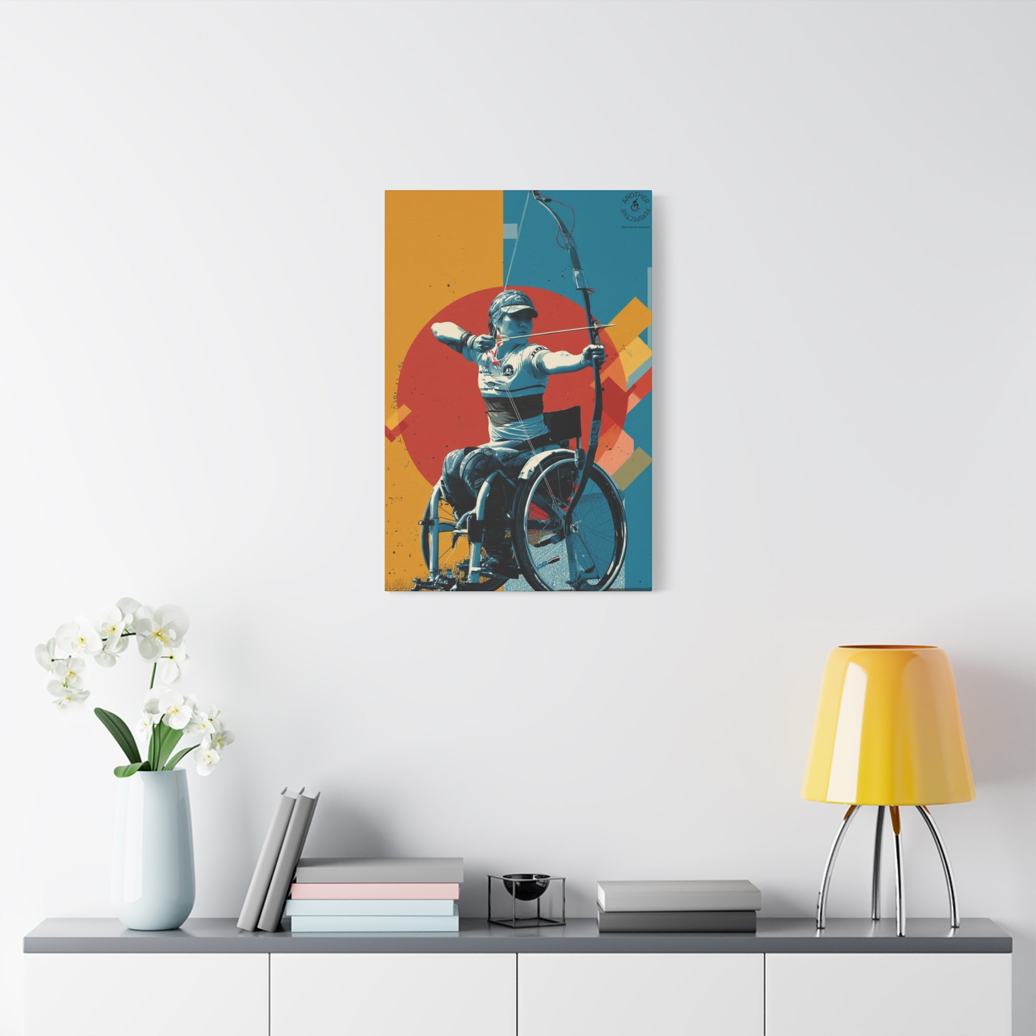 Empowering Wheelchair Archery Canvas Art, Inspirational Wall Decor, Motivational Home Decor, Unique Gift for Sports Enthusiasts, [...]