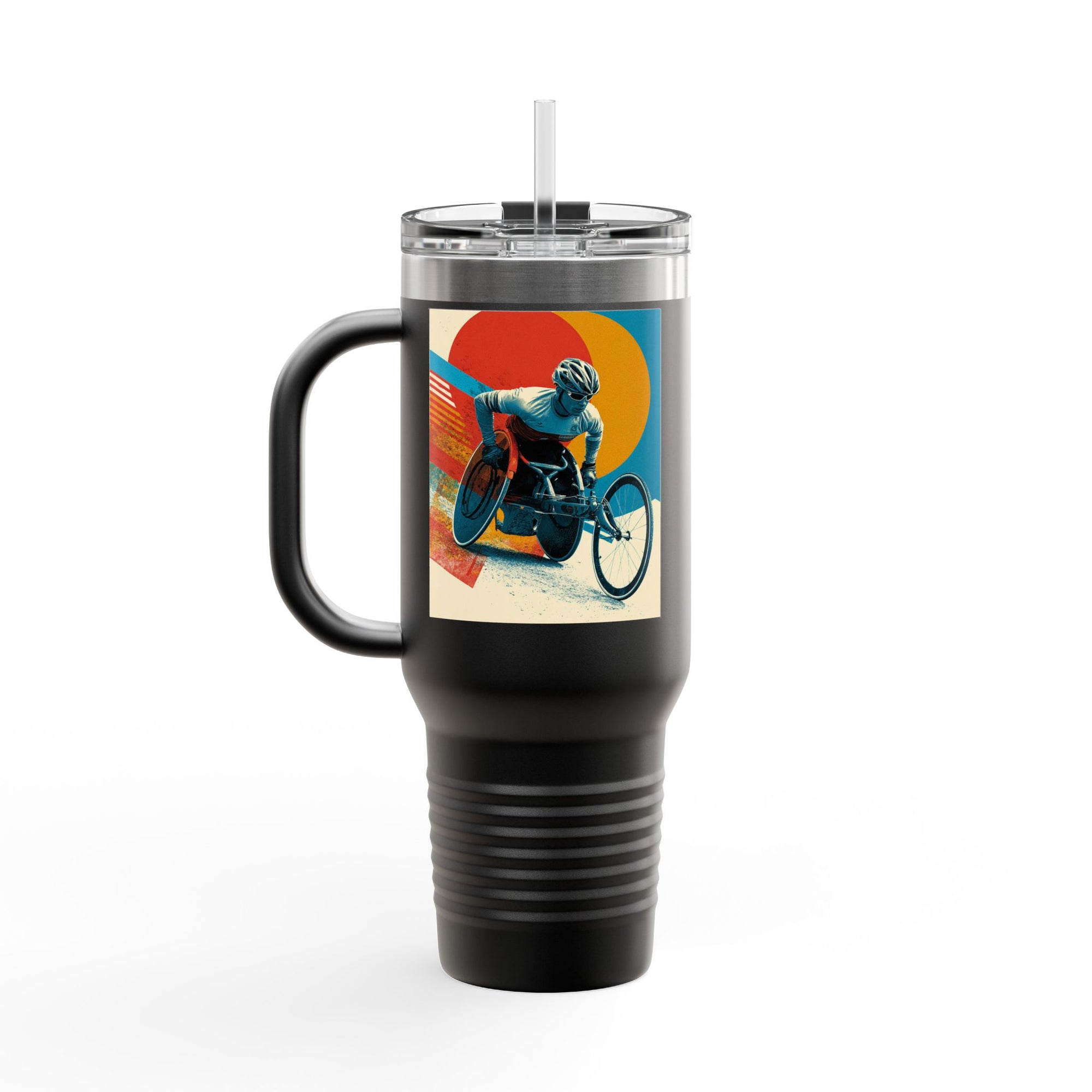 Vibrant Insulated Travel Mug, 40oz | Stylish Drinkware for Outdoor Adventures, Sports, Travel, Gifts