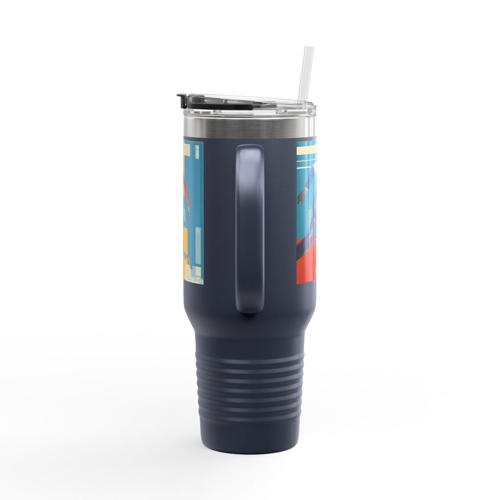 Vibrant Insulated Travel Mug, 40oz | Stylish Drinkware for Outdoor Adventures, Sports, Travel, Gifts