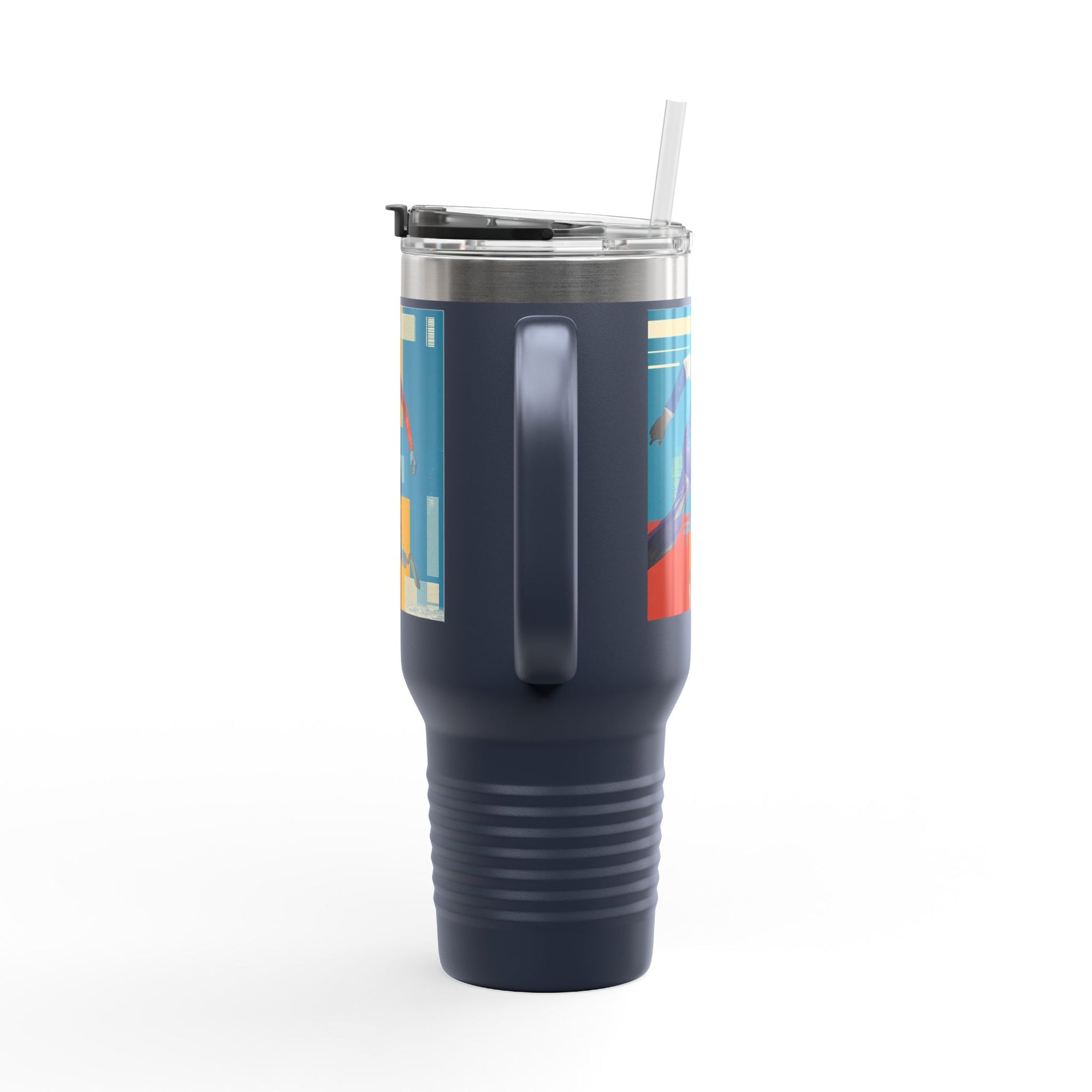 Vibrant Insulated Travel Mug, 40oz | Stylish Drinkware for Outdoor Adventures, Sports, Travel, Gifts