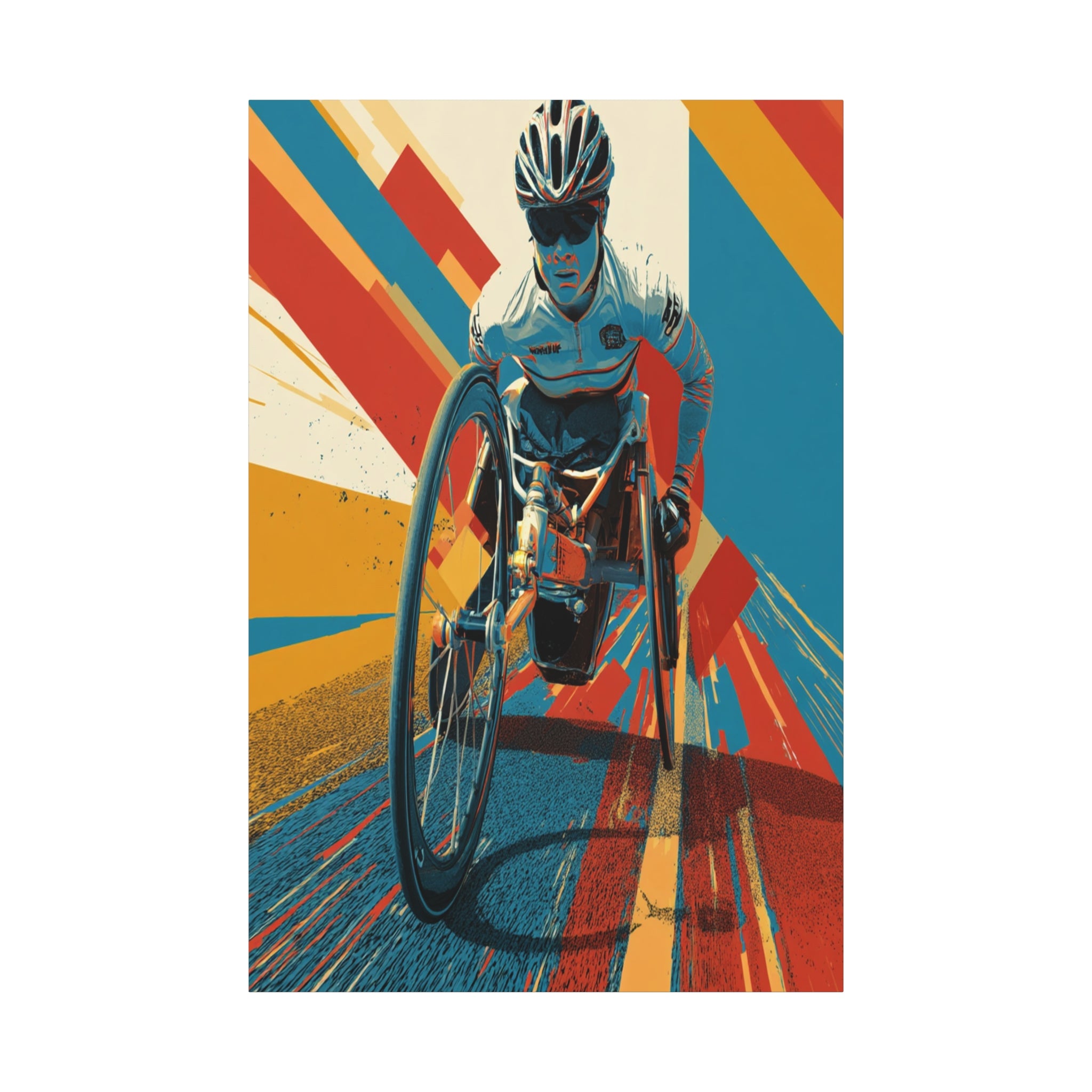 Empowering Wheelchair Athlete Canvas Art, Inspirational Wall Decor, Motivational Home Decor, Unique Gift for Sports Enthusiasts, [...]