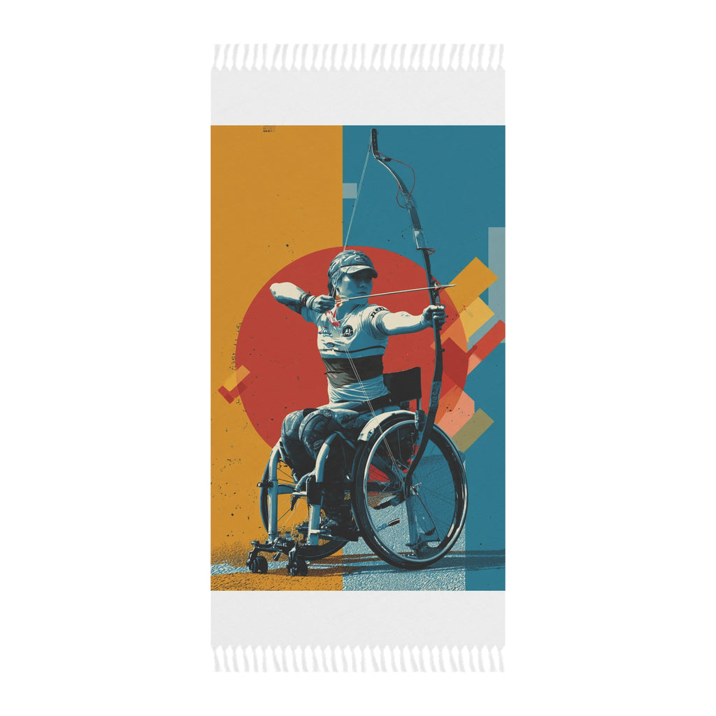 Boho Beach Towel - Vibrant Archery Design for Beach Days, Summer Fun, Gym Workout, Poolside Lounging, Outdoor Adventures