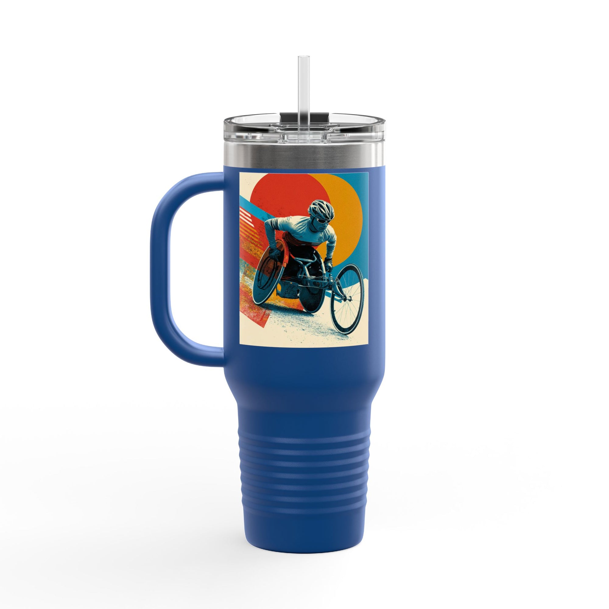 Vibrant Insulated Travel Mug, 40oz | Stylish Drinkware for Outdoor Adventures, Sports, Travel, Gifts