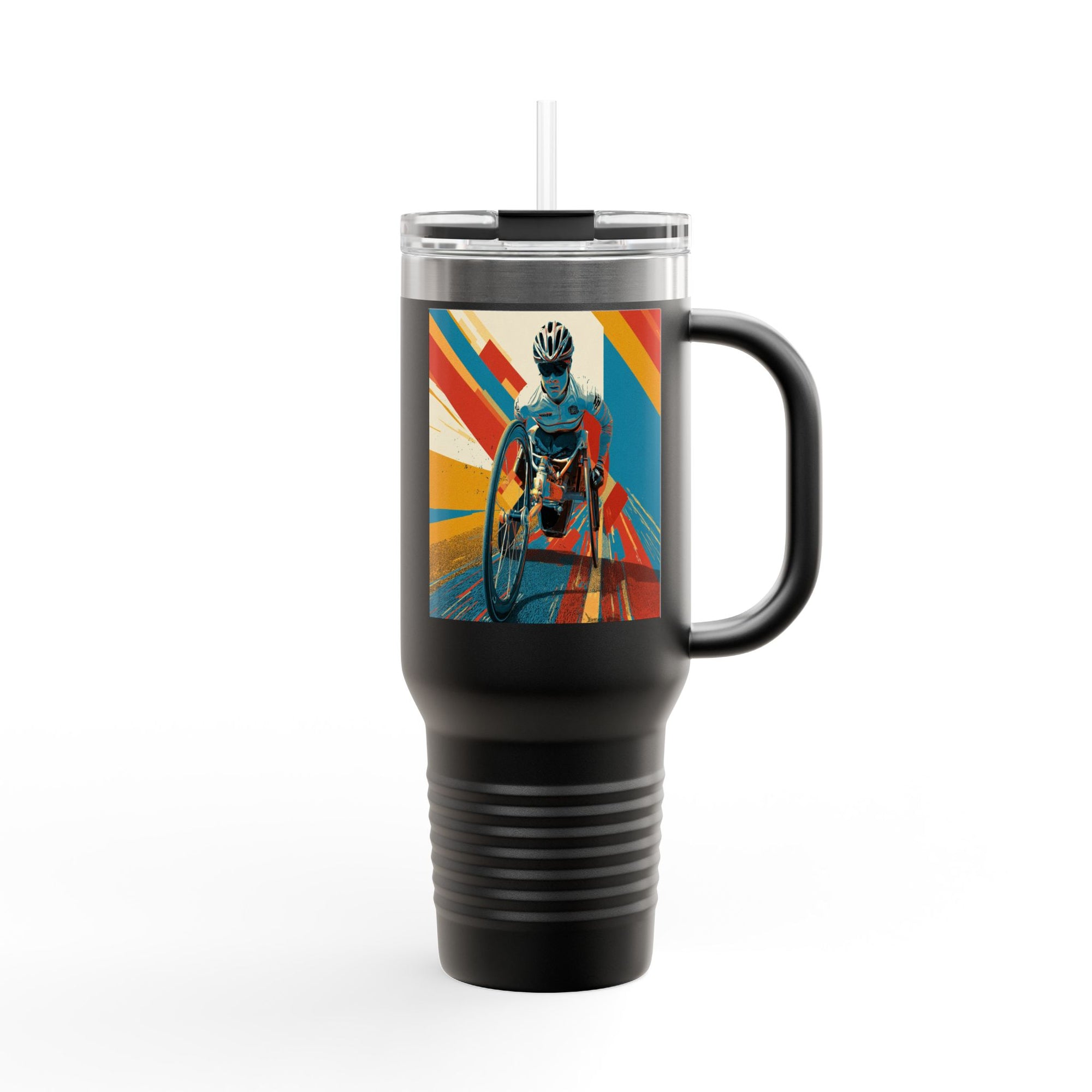 Vibrant Insulated Travel Mug, 40oz | Stylish Drinkware for Outdoor Adventures, Sports, Travel, Gifts