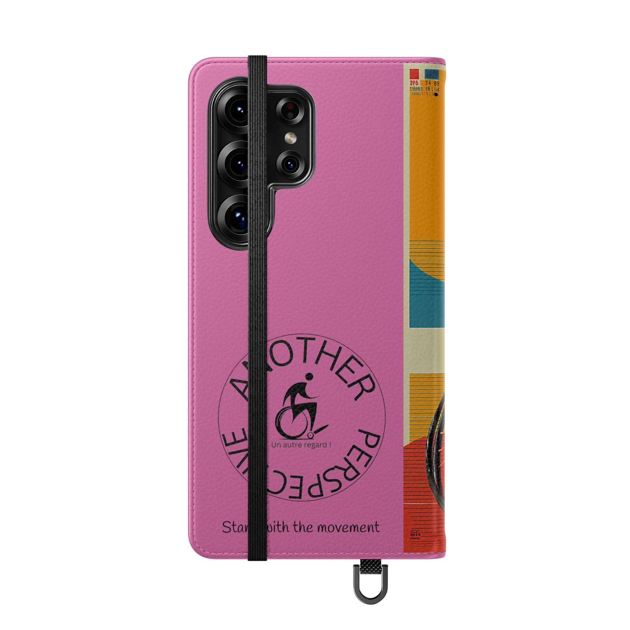 Sporty Flip Case for Wheelchair Basket Athletes, Phone Cover, Active Lifestyle Accessory, Gift for Sports Lovers, Personalized Case