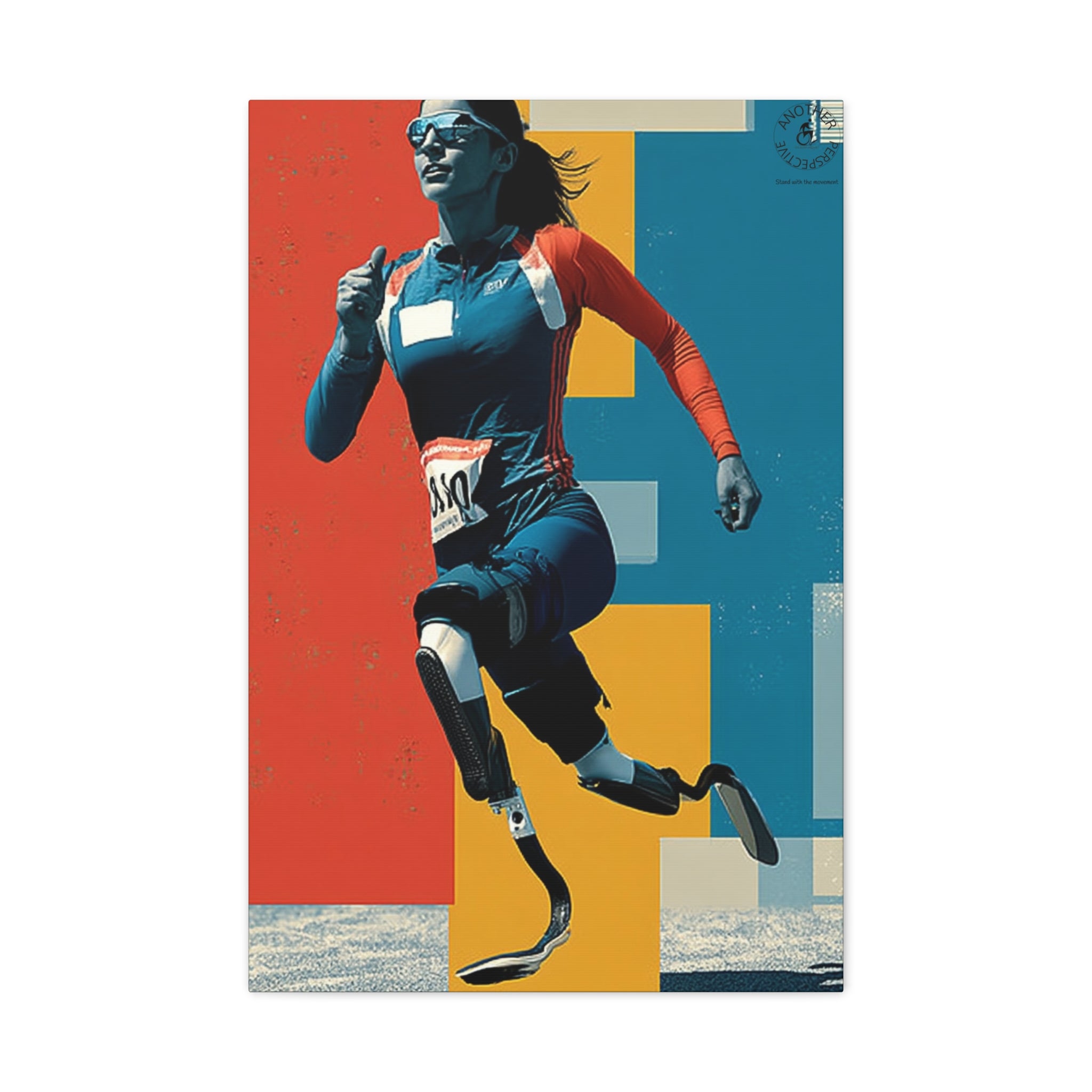 Empowering  Athlete Course Canvas Art, Inspirational Wall Decor, Motivational Home Decor, Unique Gift for Sports Enthusiasts, [...]