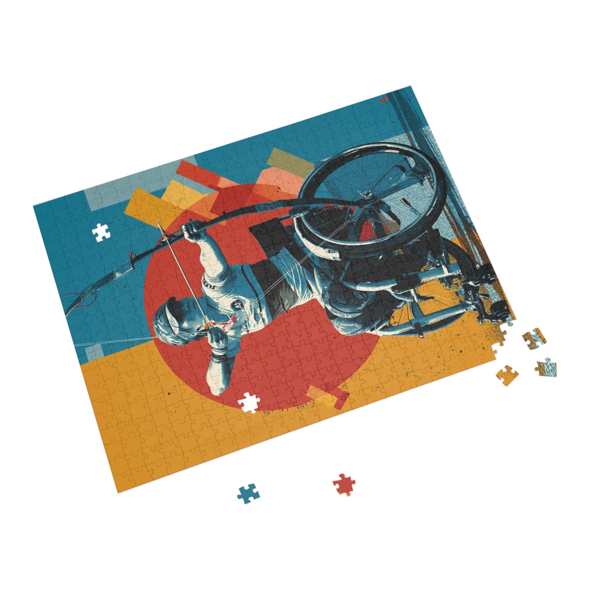 Interactive Archery Enthusiast Puzzle,  500-1000-Piece Jigsaw, Perfect for Gifts, Family Time, Home Decor, Cycling Theme