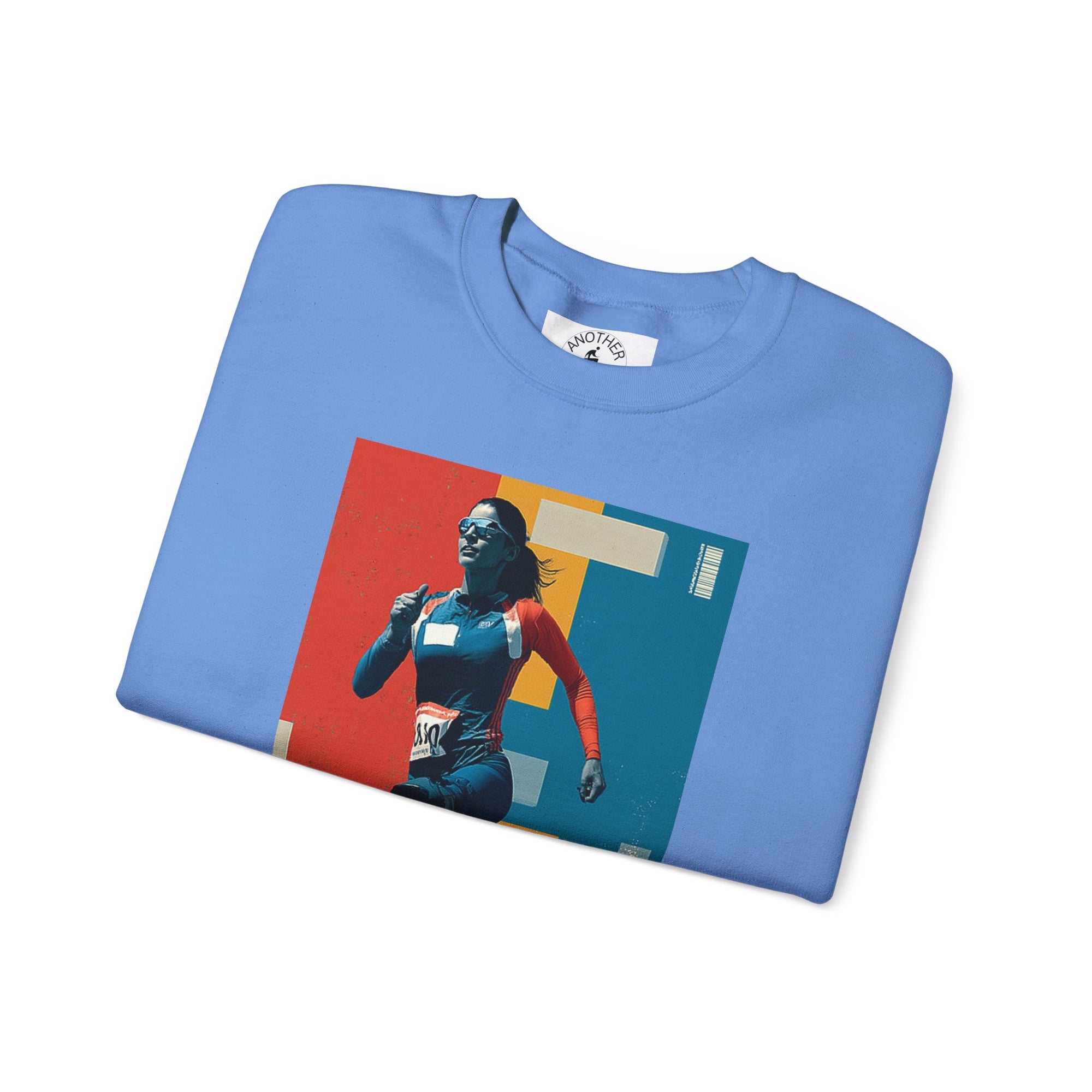 Inclusive WheelChair Course Sports Themed Sweatshirt for Empowerment, Unisex Heavy Blend Crewneck, Inspirational Gift for Activists