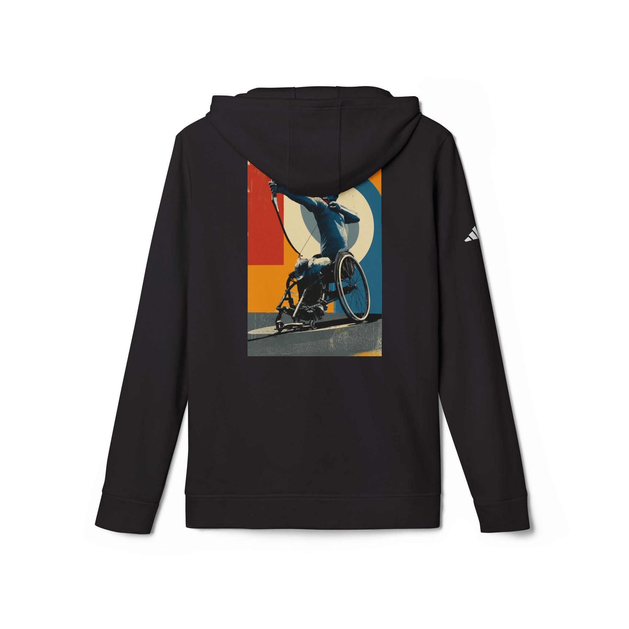 Adaptive Archery Sports Hoodie - Unisex Fleece with Vibrant Design, Ideal for Athletes, Casual Wear, Gifts, Active Lifestyle