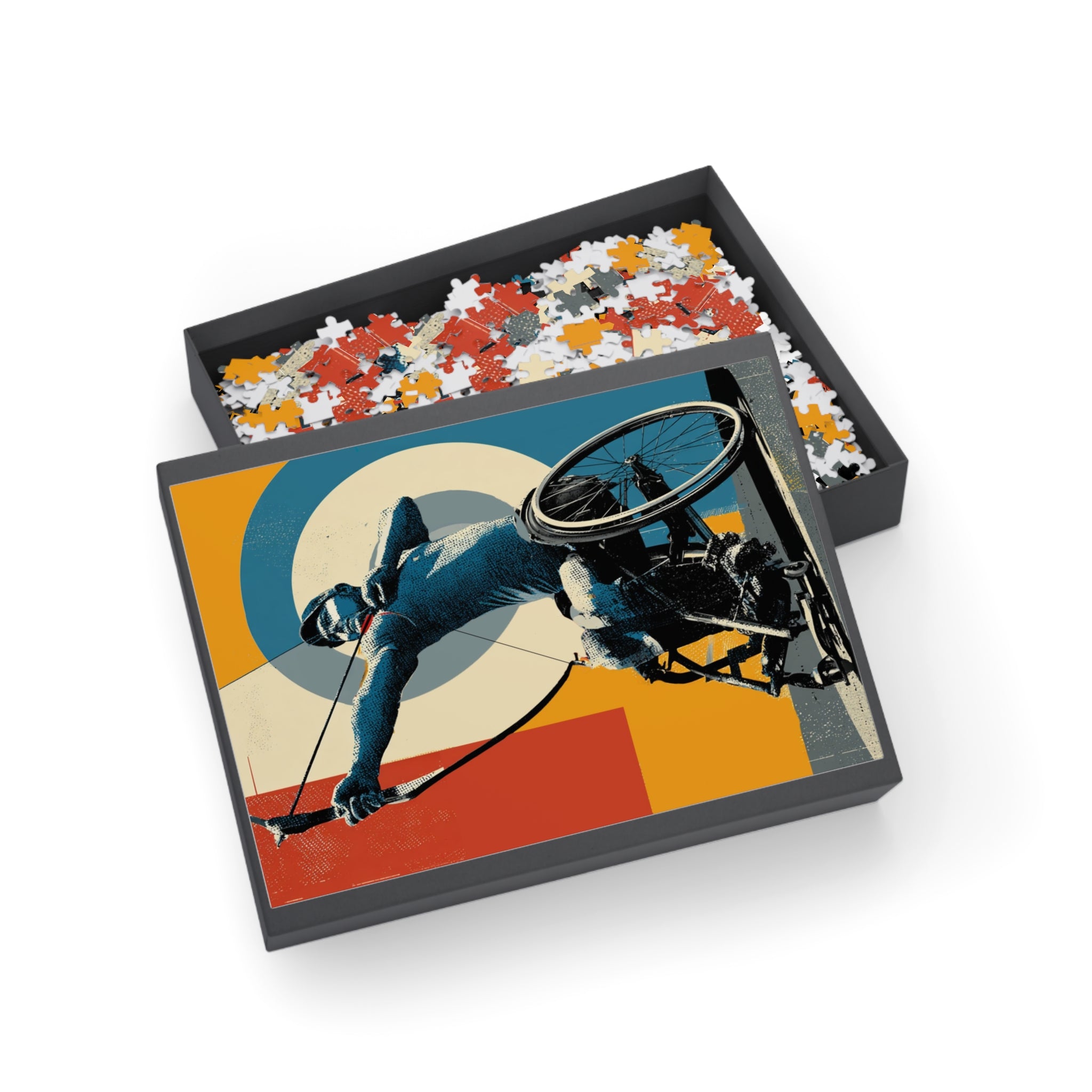 Interactive Archery Enthusiast Puzzle,  500-1000-Piece Jigsaw, Perfect for Gifts, Family Time, Home Decor, Cycling Theme