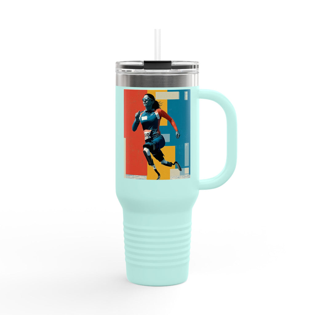 Vibrant Insulated Travel Mug, 40oz | Stylish Drinkware for Outdoor Adventures, Sports, Travel, Gifts