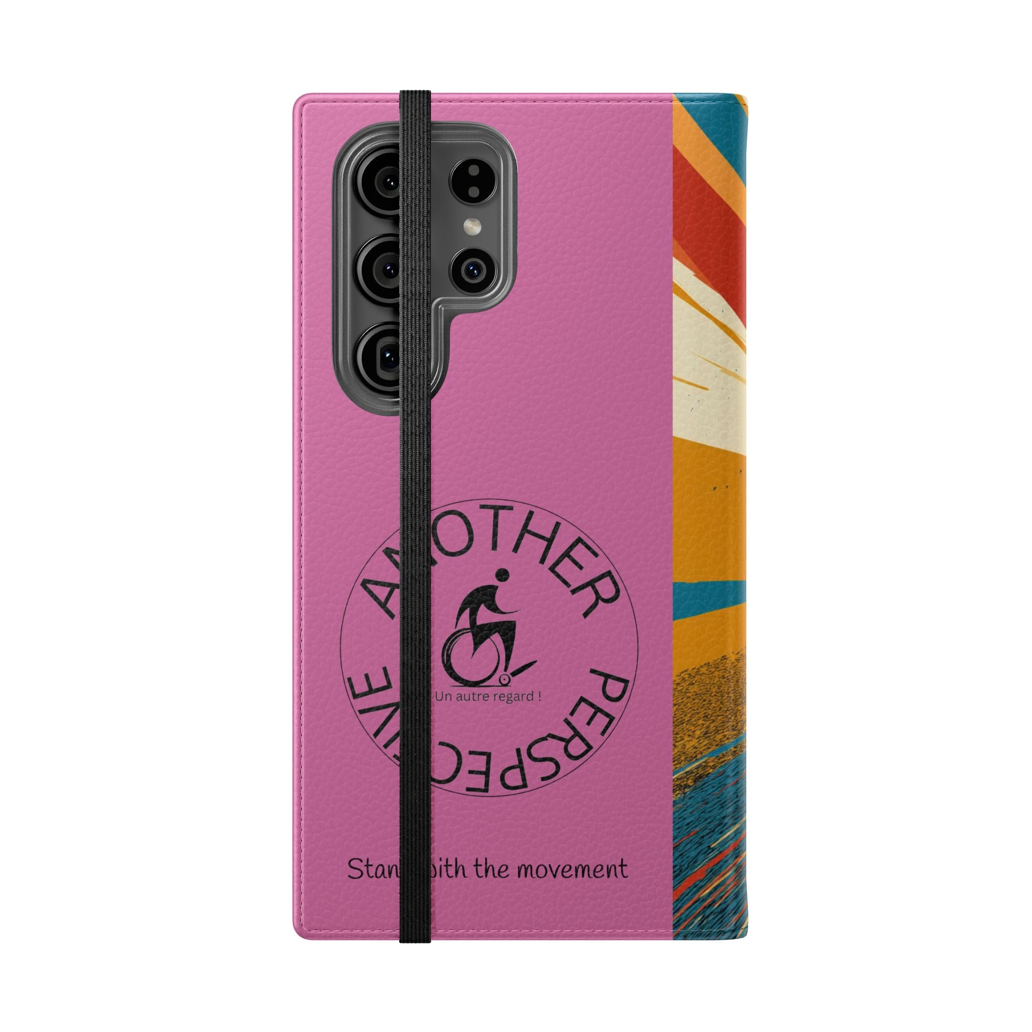 Inclusive Flip Cases for All Wheelchair, Phone Wallet, Strong & Stylish, Stand with the Movement, Perfect Gift, Everyday Use