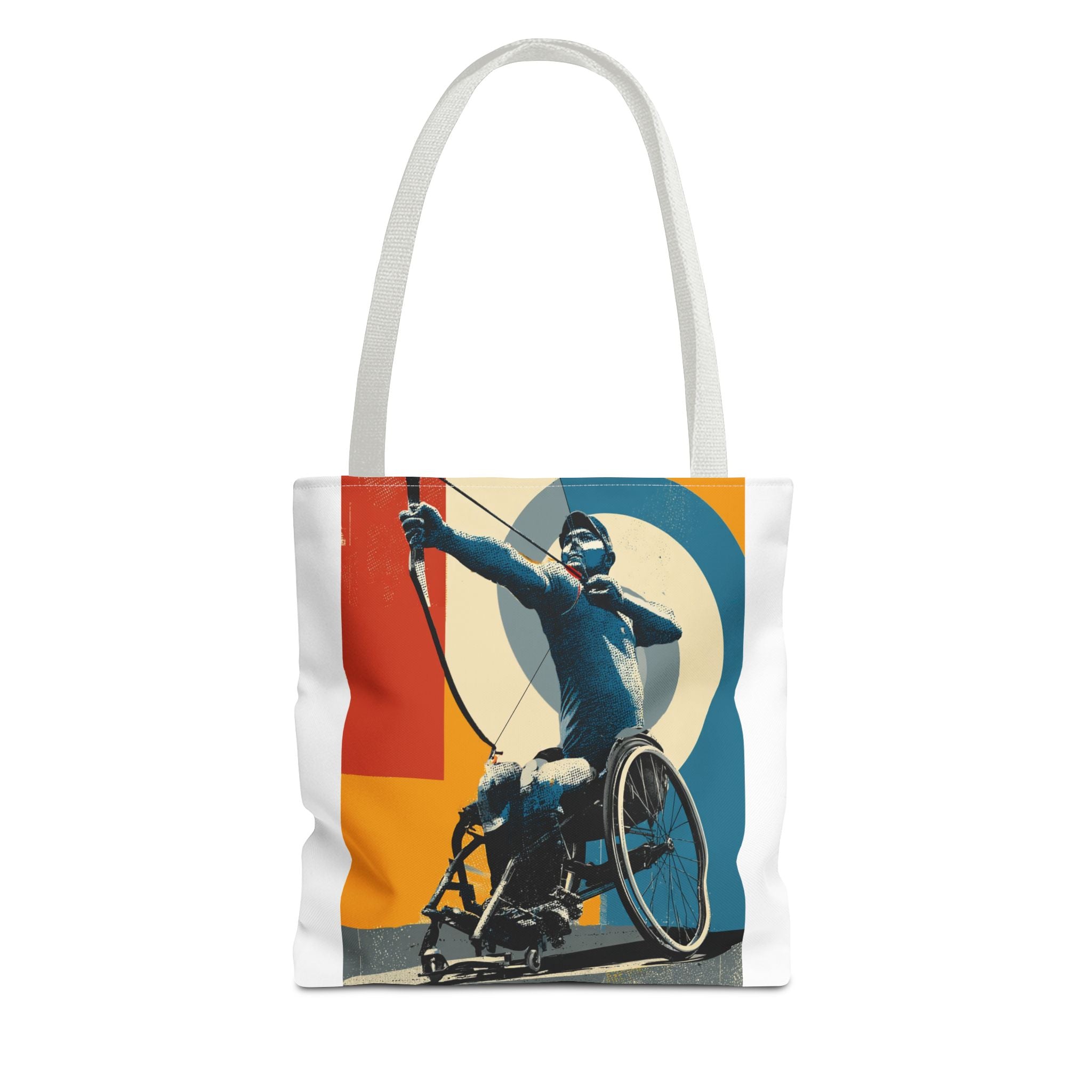 Inspirational Wheelchair Sports Tote Bag | Motivational Gym Bag, Everyday Use, Eco-Friendly Gift, Unique Sporty Design
