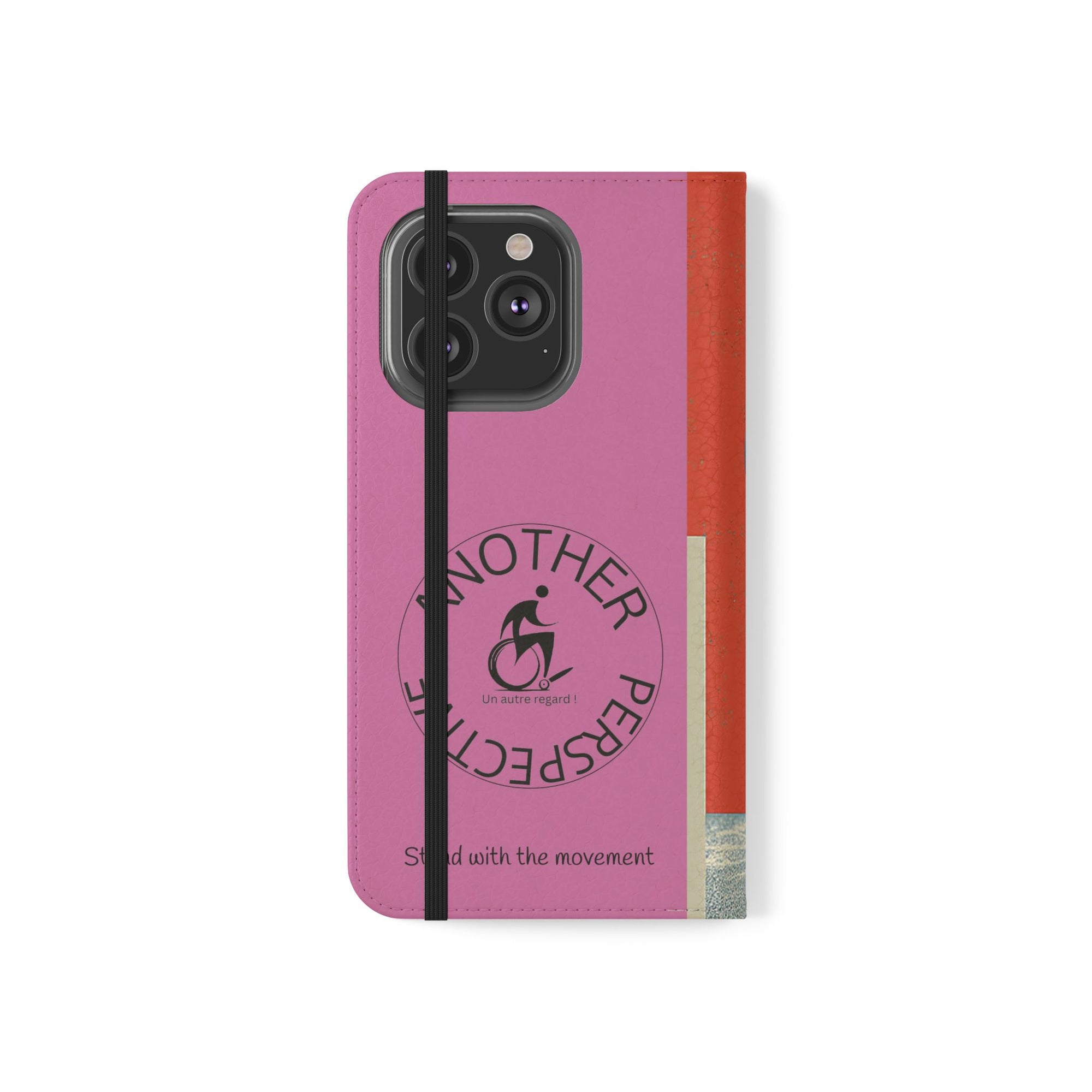 Empowering Flip Cases for Smartphones Course| Stand with the Movement, Stylish Phone Cover, Unique Gift, Inclusive Design, Support Accessibility