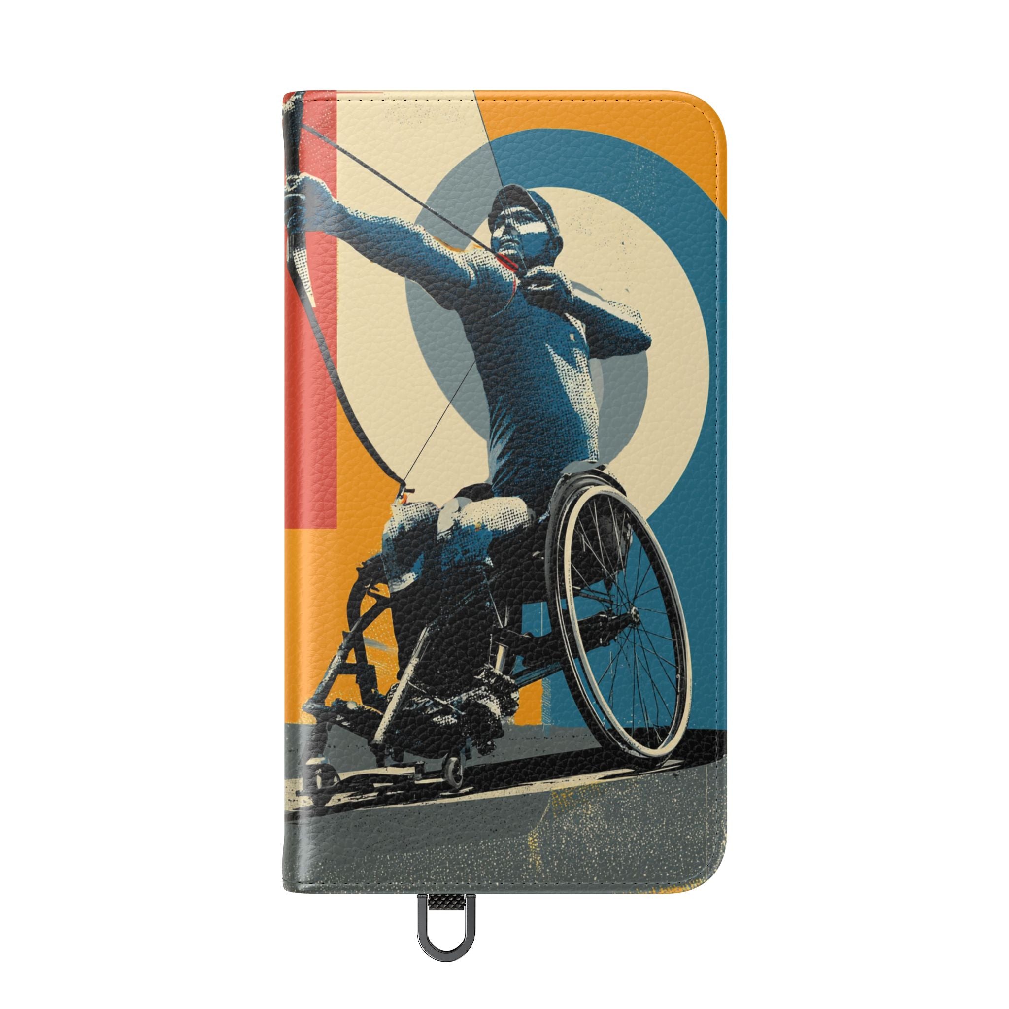 Sporty Flip Case for Athletes Archery, Phone Wallet Cover, Stylish Mobile Case, Perfect Gift for Sports Fans, Functional Design