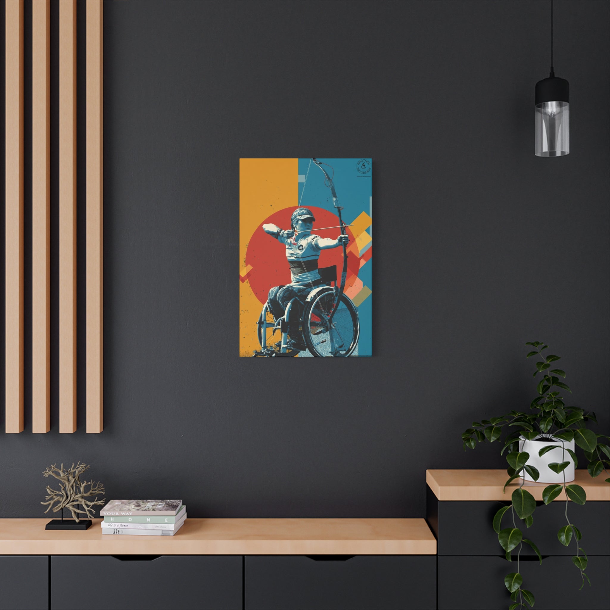 Empowering Wheelchair Archery Canvas Art, Inspirational Wall Decor, Motivational Home Decor, Unique Gift for Sports Enthusiasts, [...]