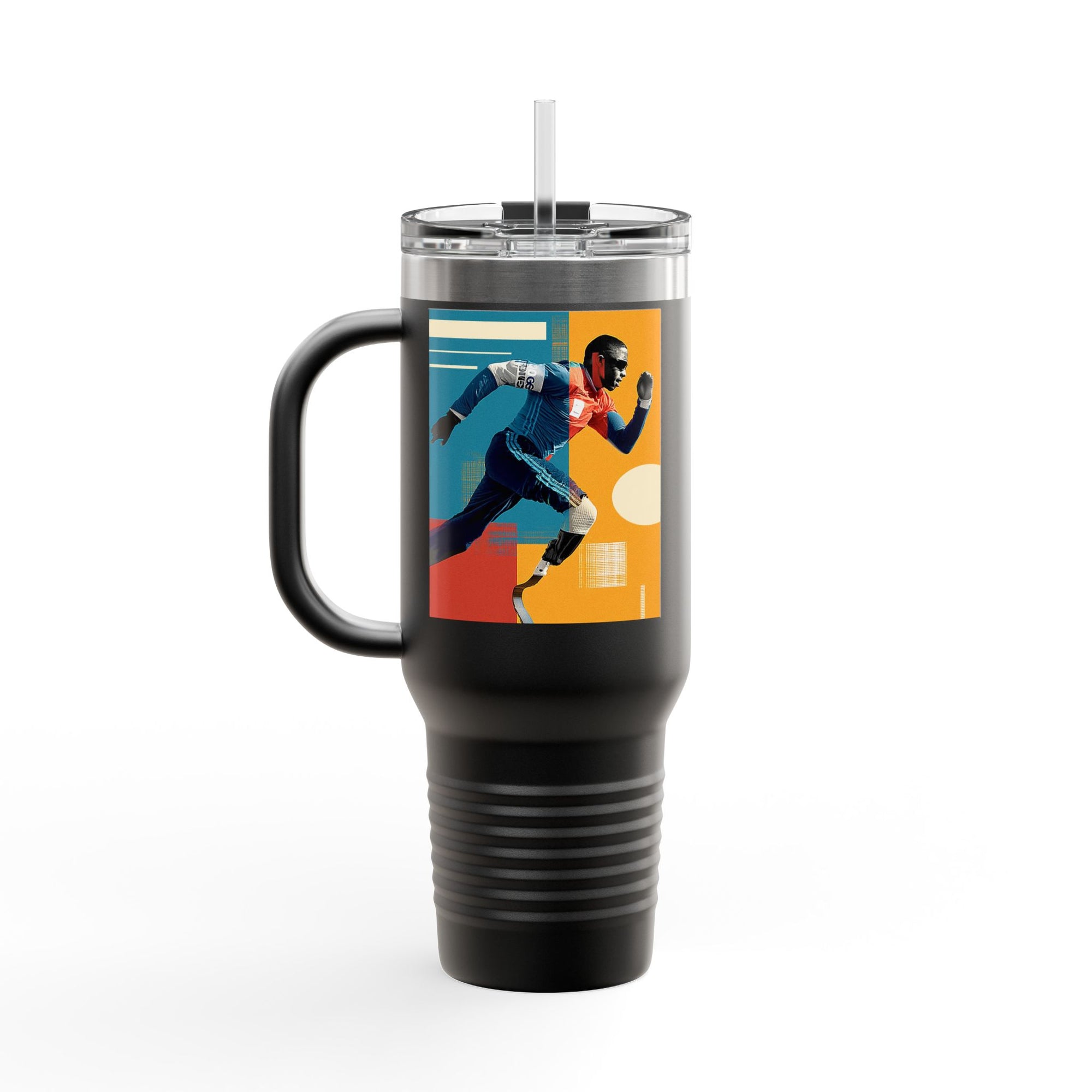 Vibrant Insulated Travel Mug, 40oz | Stylish Drinkware for Outdoor Adventures, Sports, Travel, Gifts