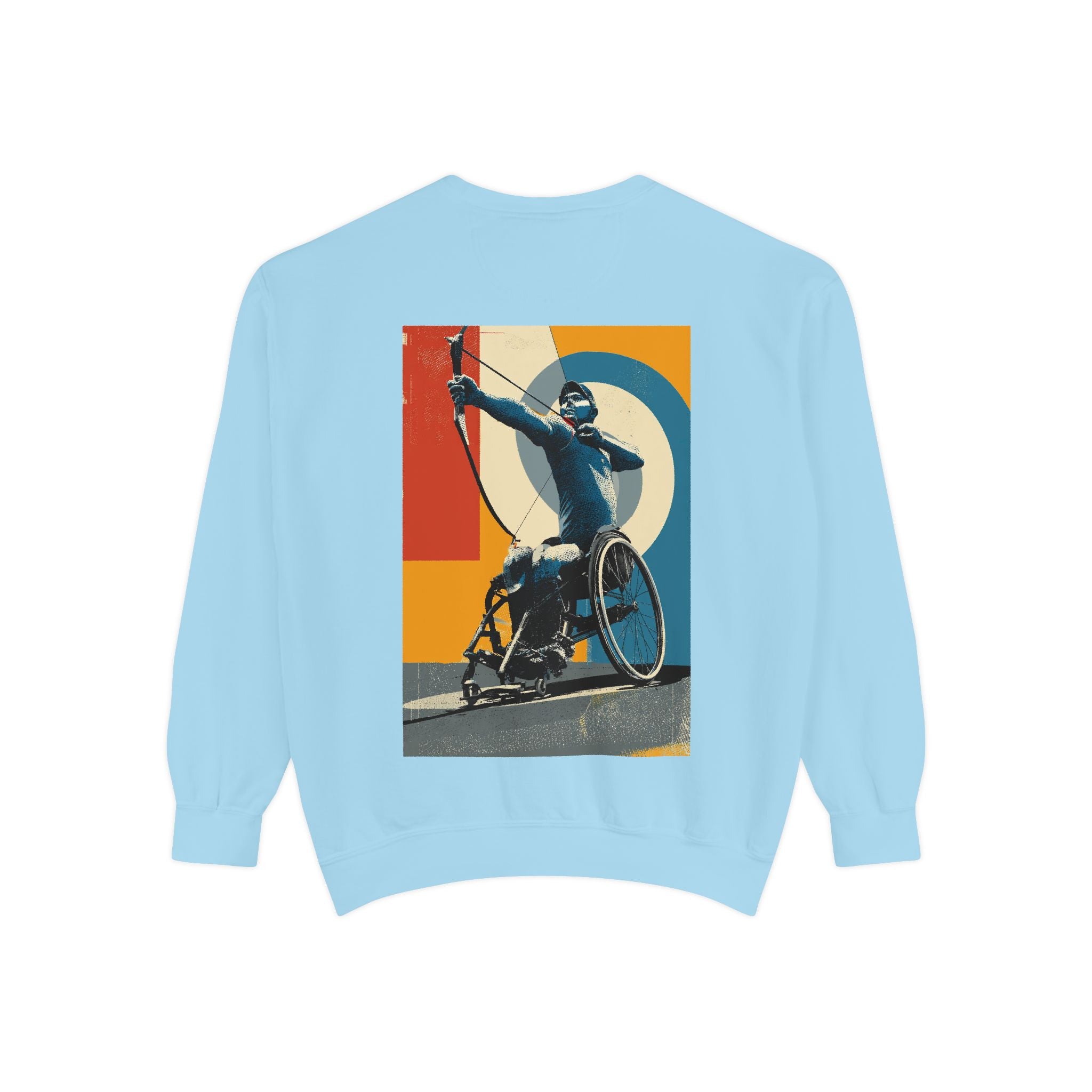 Inspirational Unisex Sweatshirt - Motivational Sports Archery Design | Perfect for Coaches, Athletes, Gifts, Casual Wear, and Events