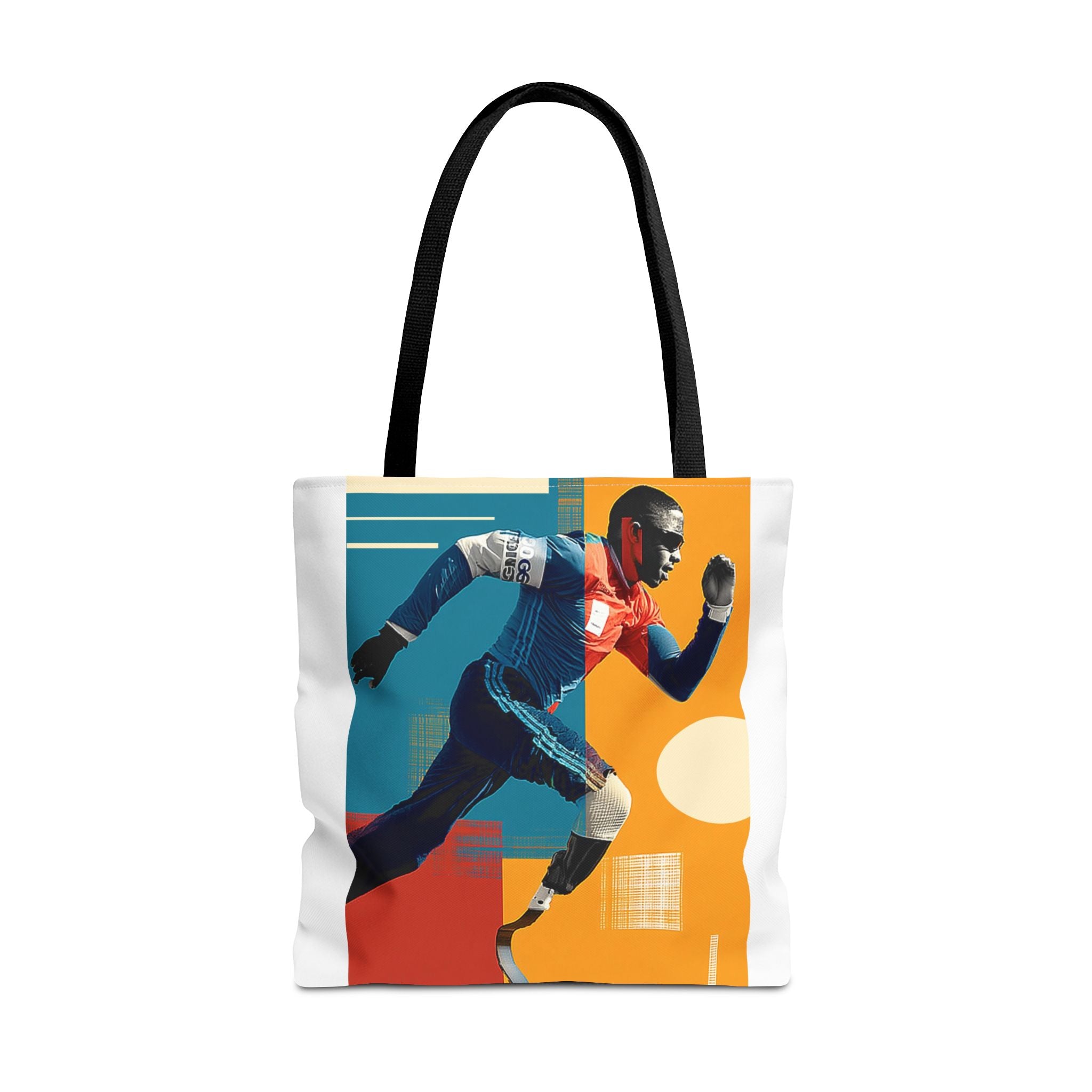 Inspirational Course Sports Tote Bag | Motivational Gym Bag, Everyday Use, Eco-Friendly Gift, Unique Sporty Design