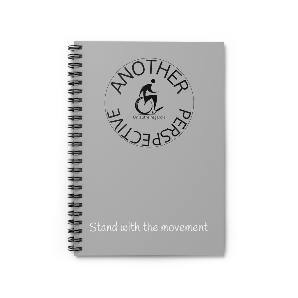 Inspirational Spiral Notebook Logo- Empowering Artwork, Ideal for Goal-Setting, Journaling, Gifts for Athletes, Rehab Tools, Women's Empowerment