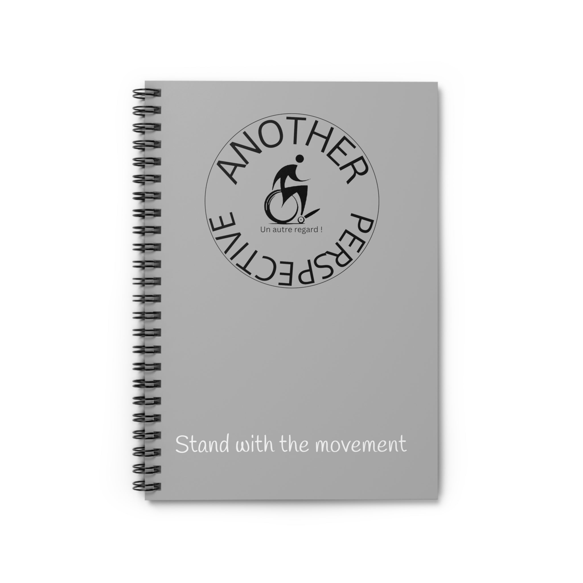 Inspirational Spiral Notebook Logo- Empowering Artwork, Ideal for Goal-Setting, Journaling, Gifts for Athletes, Rehab Tools, Women's Empowerment