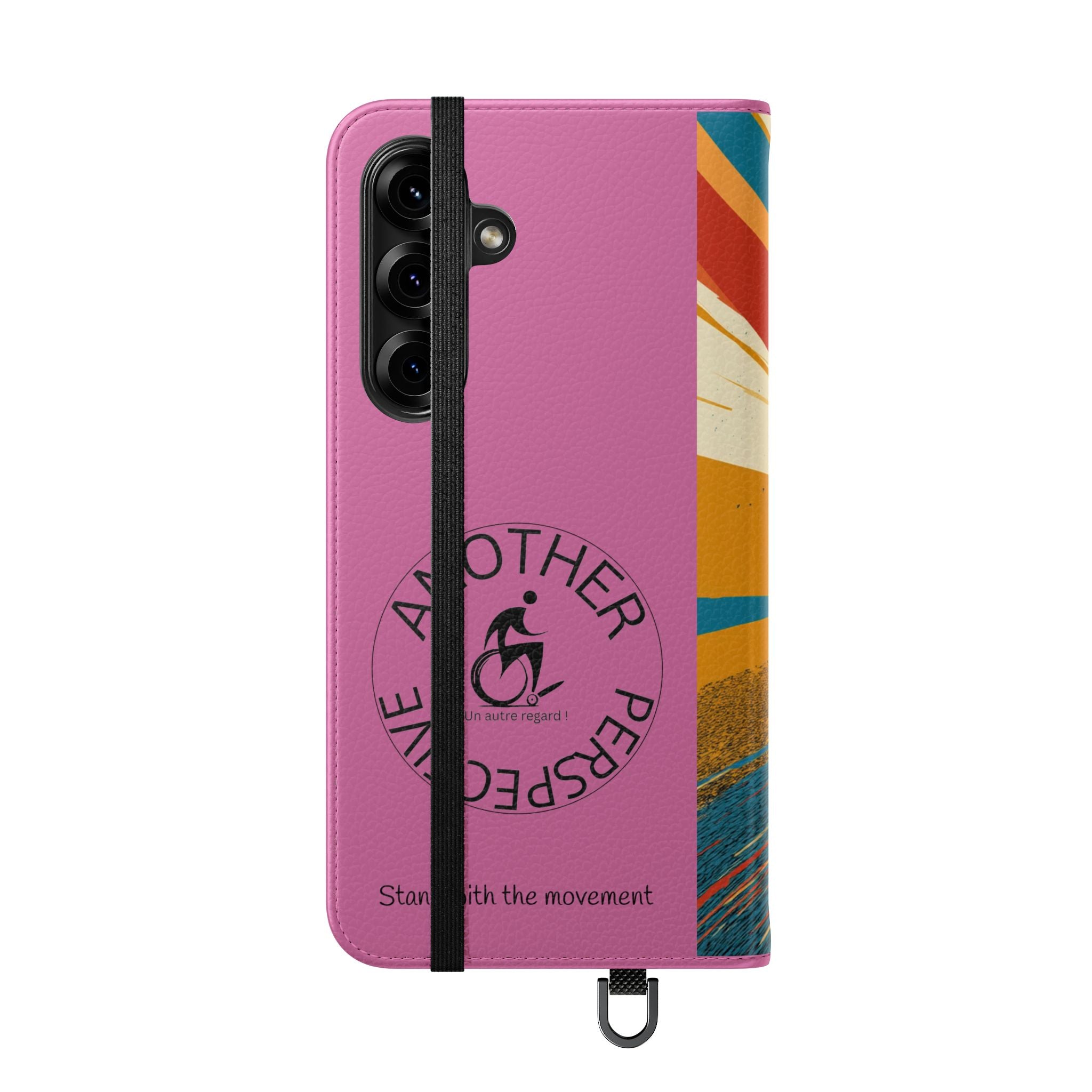 Inclusive Flip Cases for All Wheelchair, Phone Wallet, Strong & Stylish, Stand with the Movement, Perfect Gift, Everyday Use