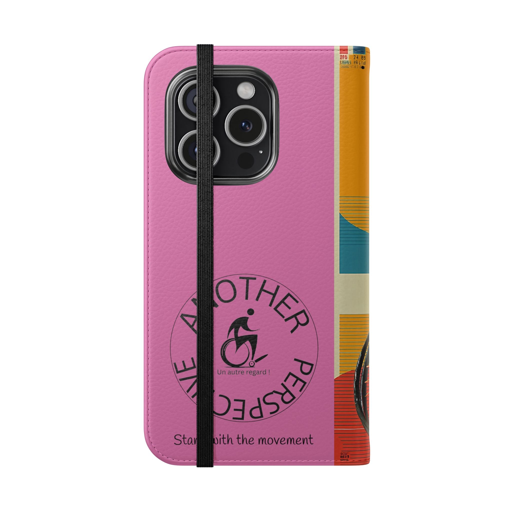Sporty Flip Case for Wheelchair Basket Athletes, Phone Cover, Active Lifestyle Accessory, Gift for Sports Lovers, Personalized Case