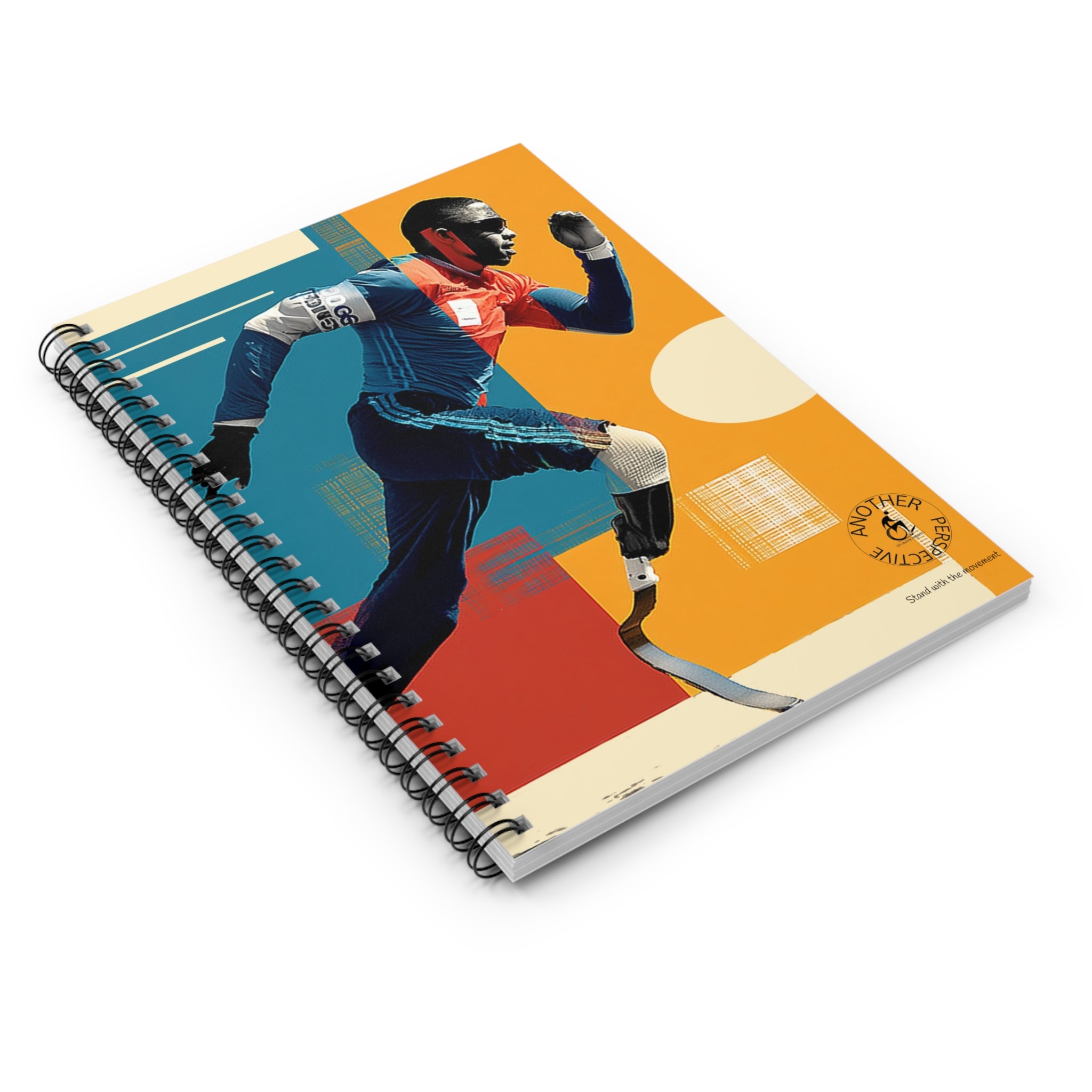 Inspirational Spiral Notebook Course- Empowering Artwork, Ideal for Goal-Setting, Journaling, Gifts for Athletes, Rehab Tools, Women's Empowerment