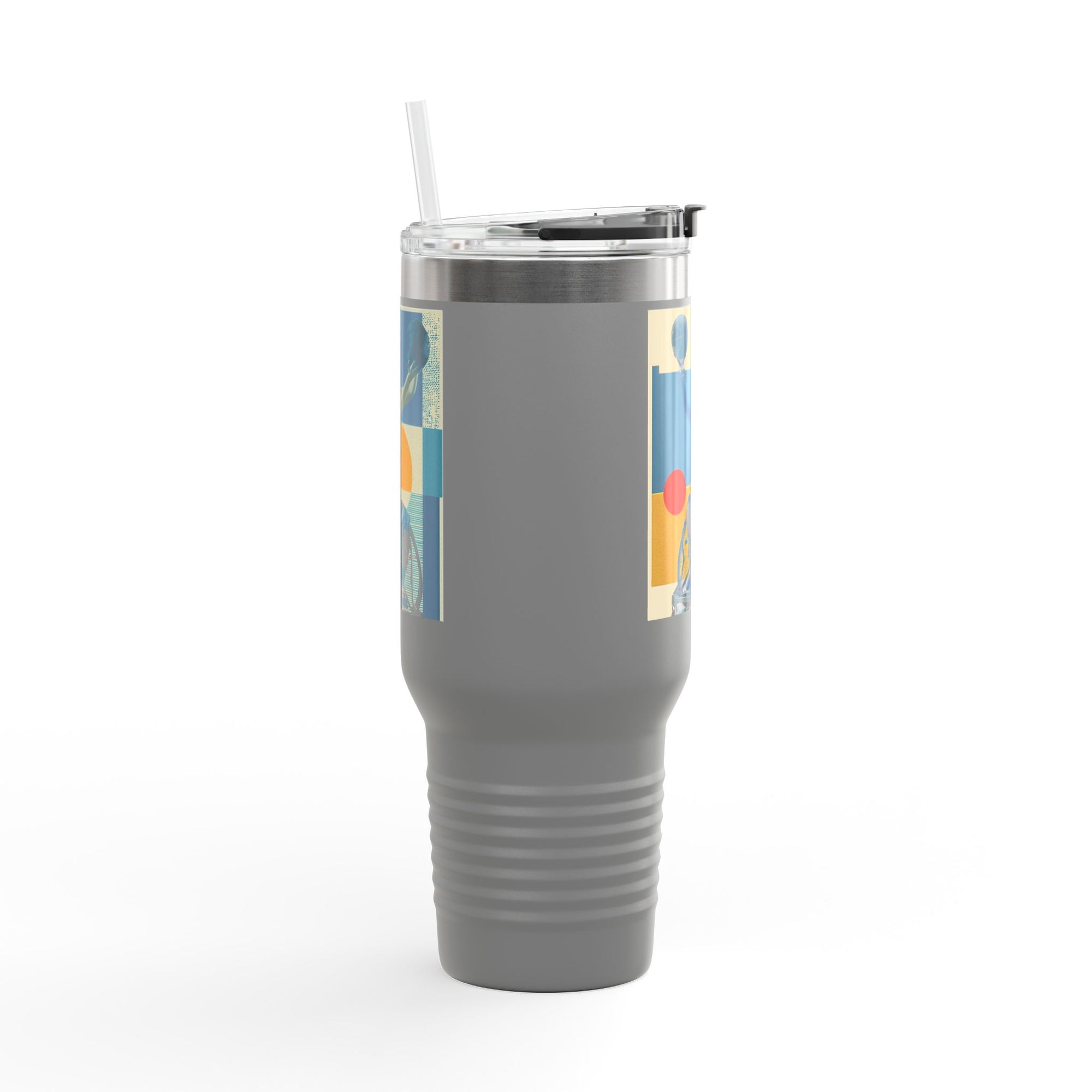 Vibrant Insulated Travel Mug, 40oz | Stylish Drinkware for Outdoor Adventures, Sports, Travel, Gifts
