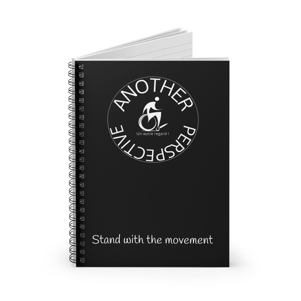 Inspirational Spiral Notebook Logo- Empowering Artwork, Ideal for Goal-Setting, Journaling, Gifts for Athletes, Rehab Tools, Women's Empowerment