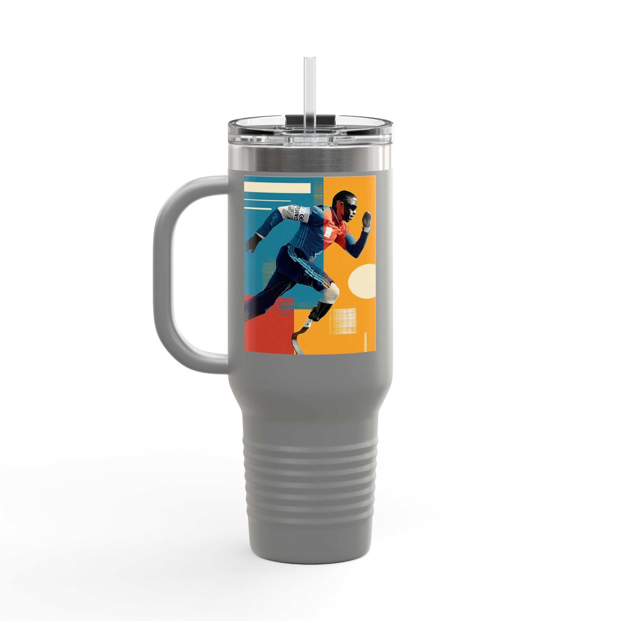Vibrant Insulated Travel Mug, 40oz | Stylish Drinkware for Outdoor Adventures, Sports, Travel, Gifts
