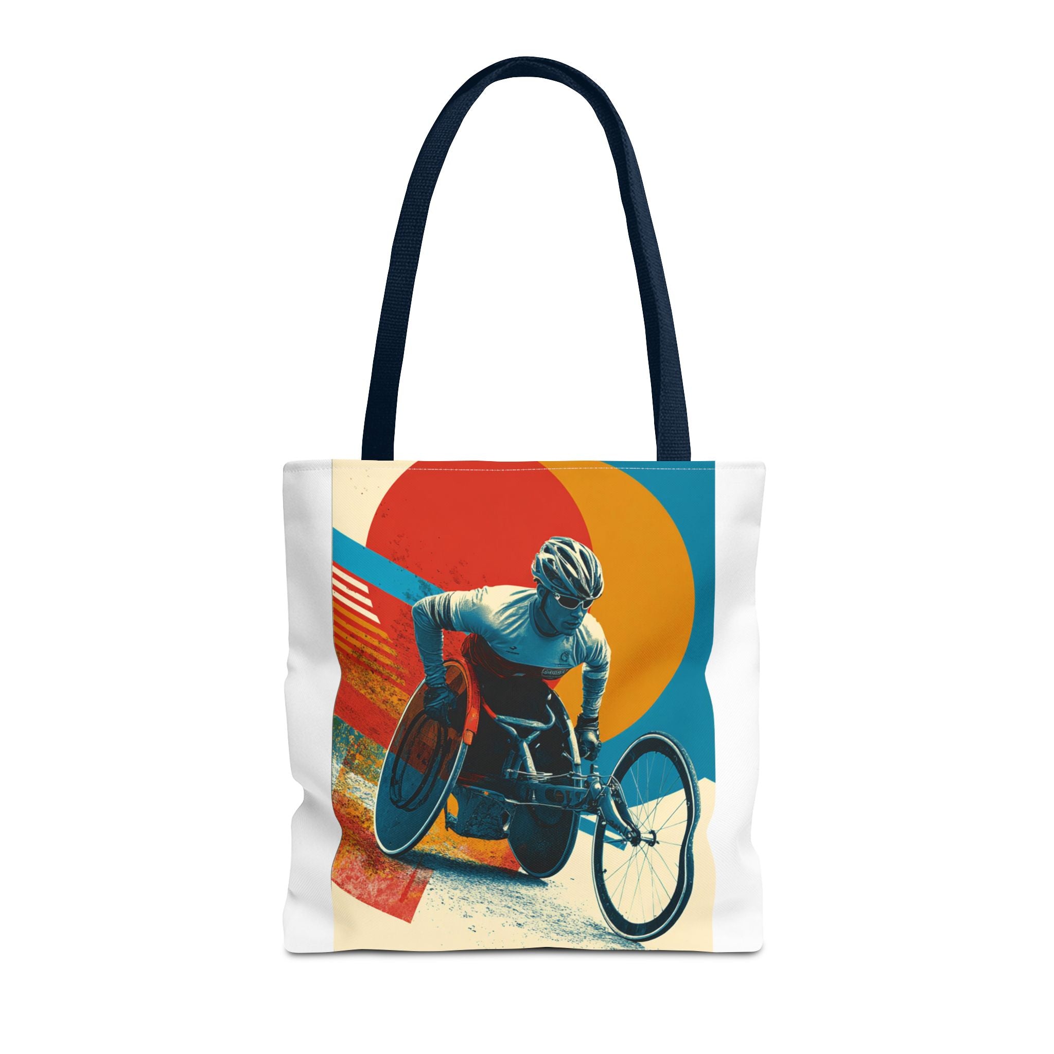 Inspirational Wheelchair Sports Tote Bag | Motivational Gym Bag, Everyday Use, Eco-Friendly Gift, Unique Sporty Design
