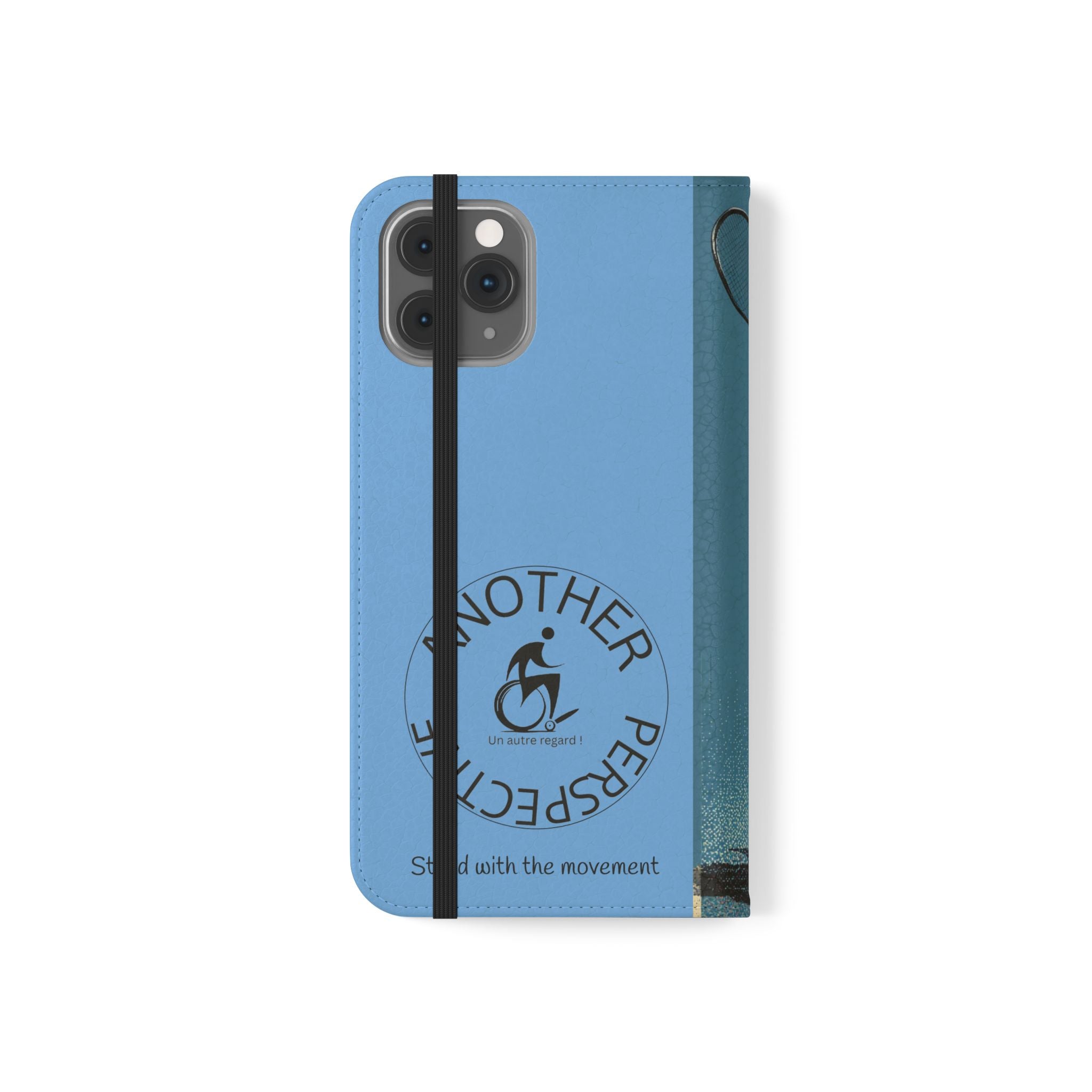 Sporty Flip Case for Athletes Tennis, Phone Wallet Cover, Stylish Mobile Case, Perfect Gift for Sports Fans, Functional Design