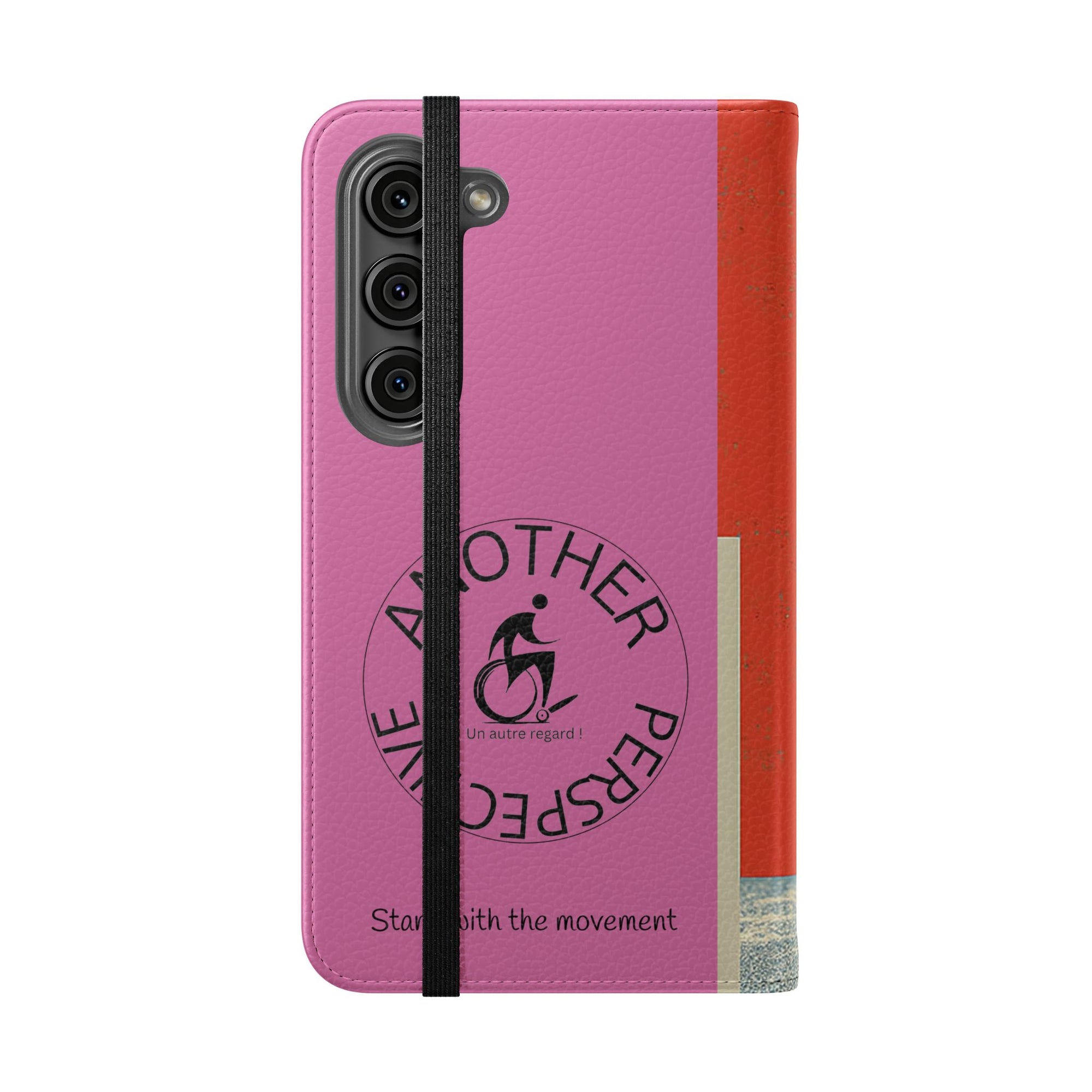 Empowering Flip Cases for Smartphones Course| Stand with the Movement, Stylish Phone Cover, Unique Gift, Inclusive Design, Support Accessibility
