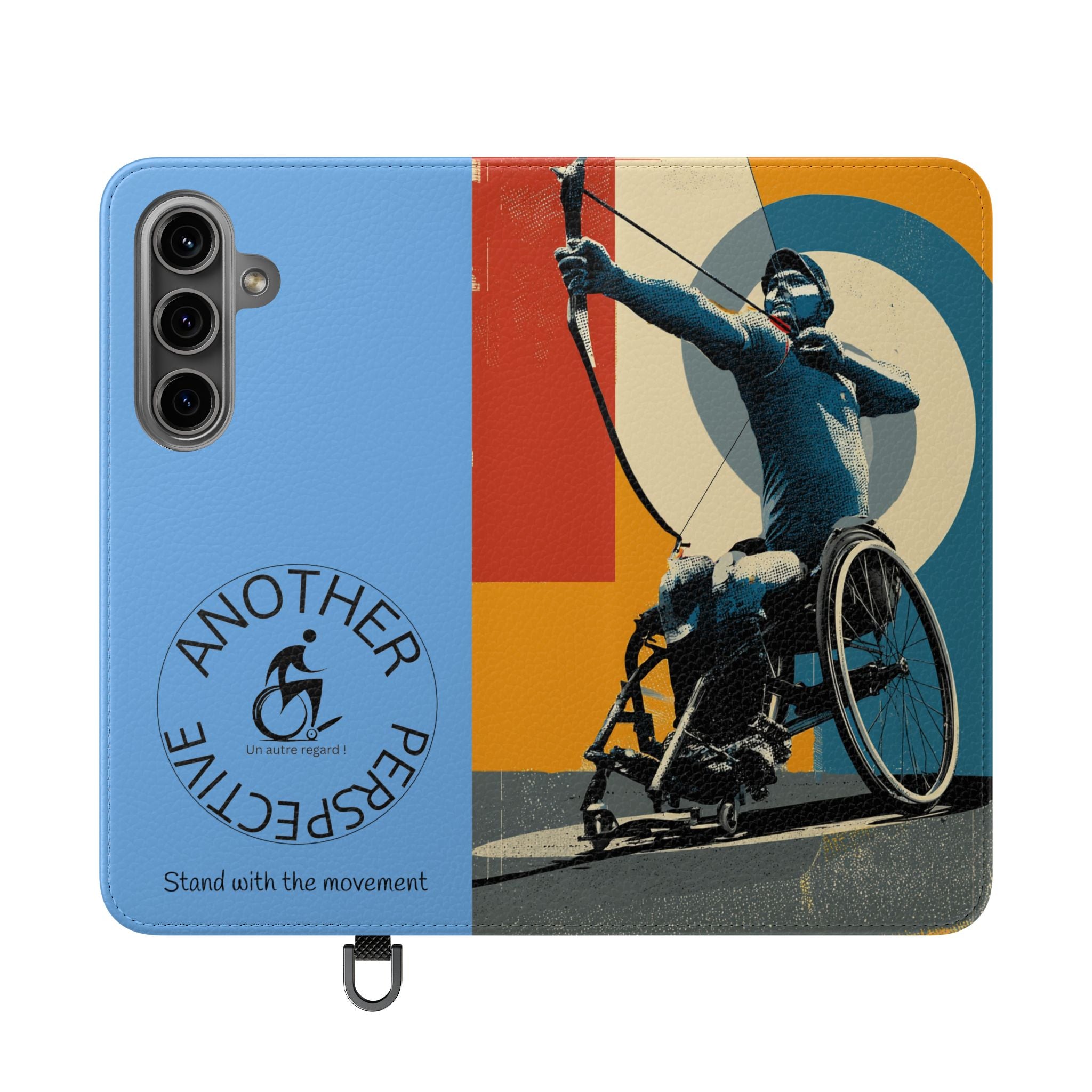 Sporty Flip Case for Athletes Archery, Phone Wallet Cover, Stylish Mobile Case, Perfect Gift for Sports Fans, Functional Design