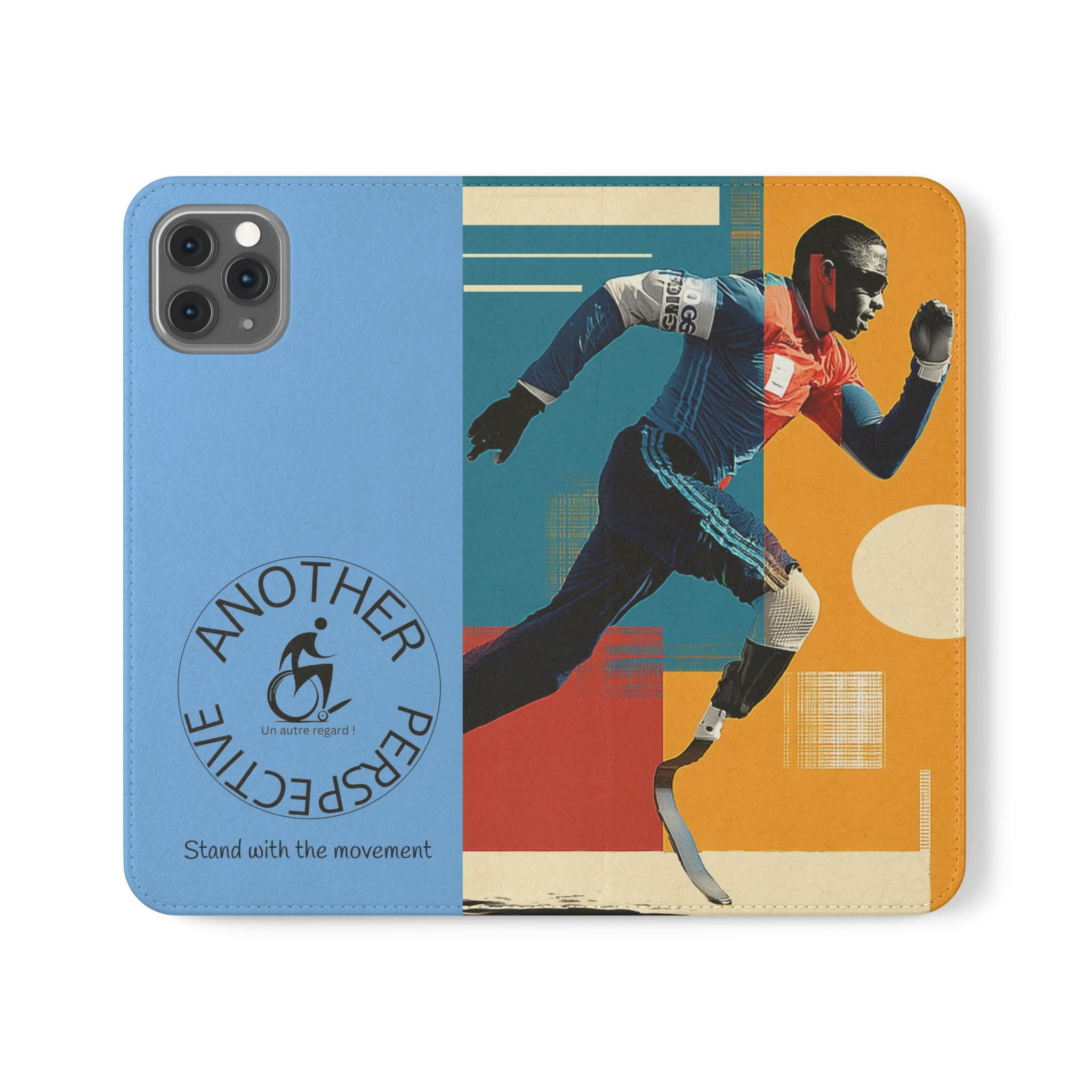 Sporty Flip Case for Athletes Course , Phone Wallet Cover, Stylish Mobile Case, Perfect Gift for Sports Fans, Functional Design
