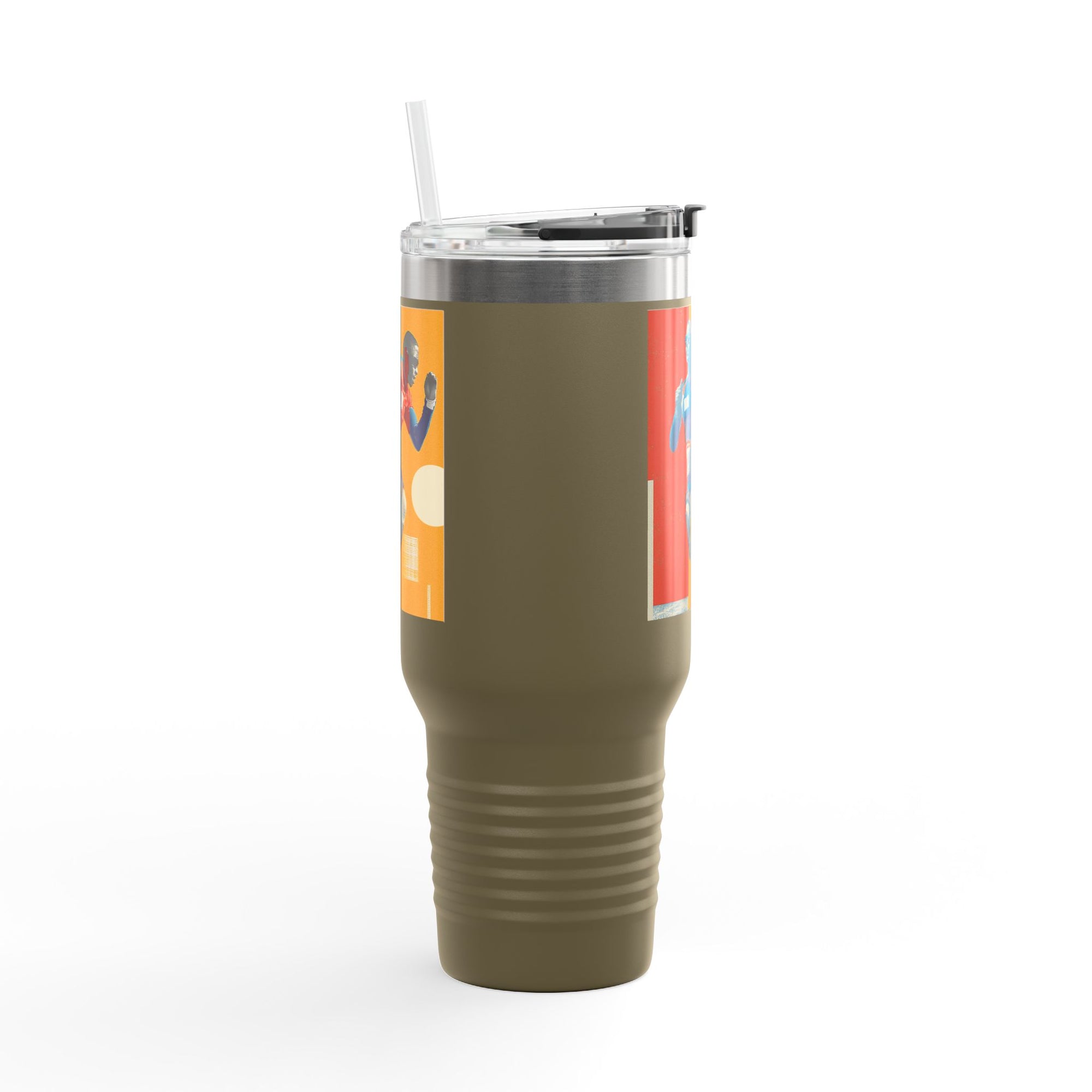 Vibrant Insulated Travel Mug, 40oz | Stylish Drinkware for Outdoor Adventures, Sports, Travel, Gifts
