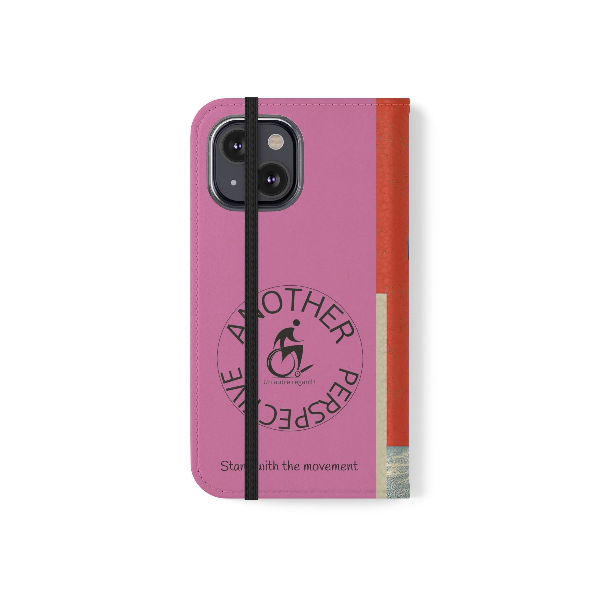 Empowering Flip Cases for Smartphones Course| Stand with the Movement, Stylish Phone Cover, Unique Gift, Inclusive Design, Support Accessibility
