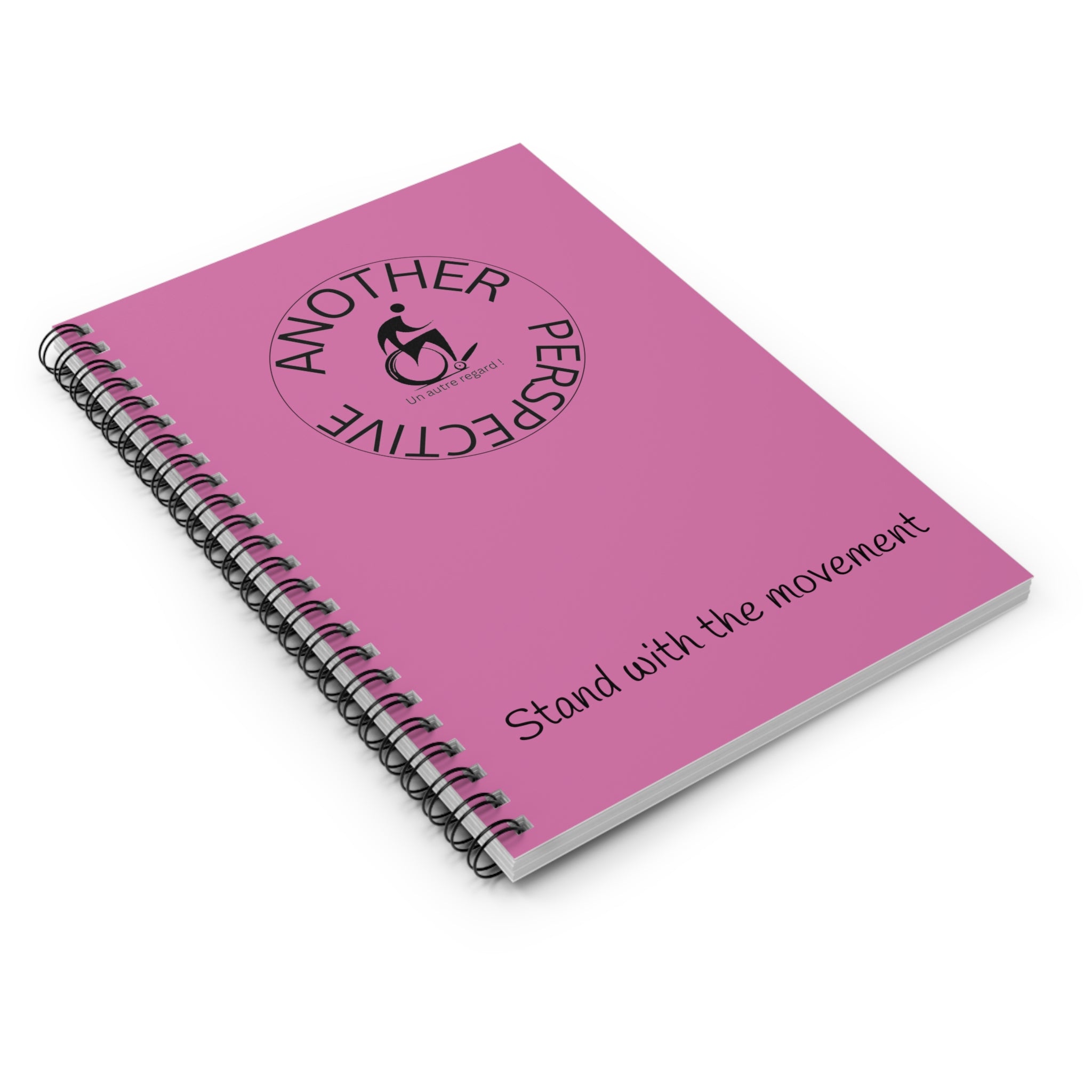 Inspirational Spiral Notebook Logo - Empowering Artwork, Ideal for Goal-Setting, Journaling, Gifts for Athletes, Rehab Tools, Women's Empowerment