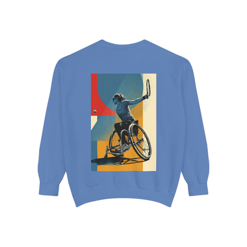 Inspirational Unisex Sweatshirt - Motivational Sports Tennis Design | Perfect for Coaches, Athletes, Gifts, Casual Wear, and Events