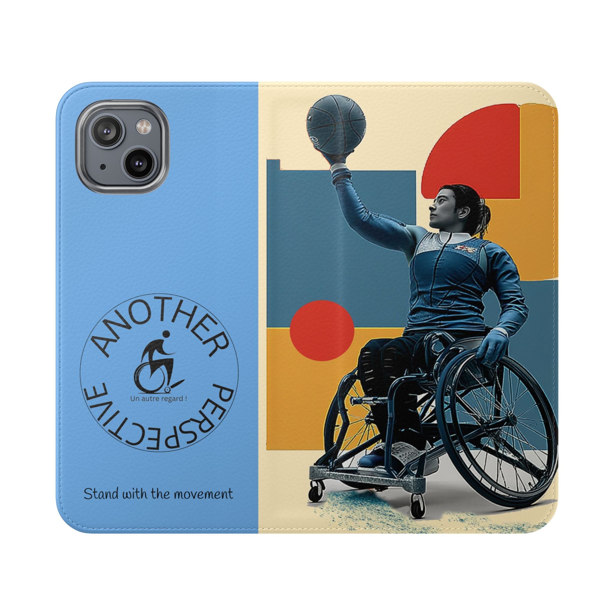 Adaptive Flip Cases for Empowerment, Wheelchair Basketball, Disability Awareness, Inspirational Gifts, Supportive Accessories