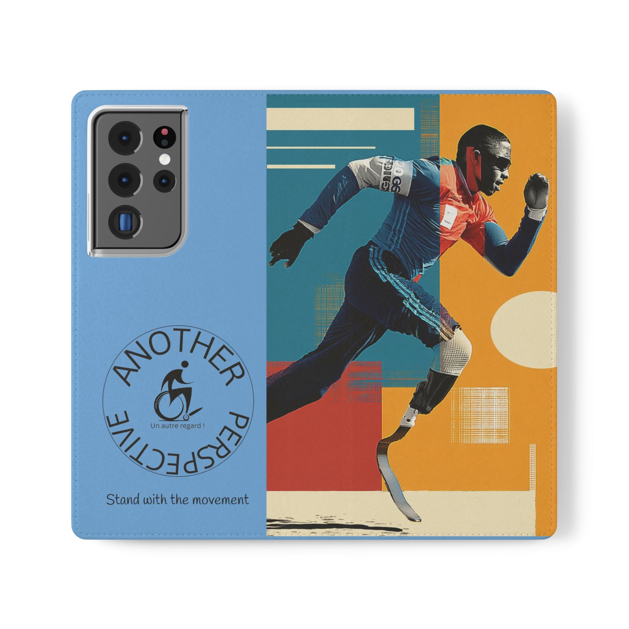 Sporty Flip Case for Athletes Course , Phone Wallet Cover, Stylish Mobile Case, Perfect Gift for Sports Fans, Functional Design