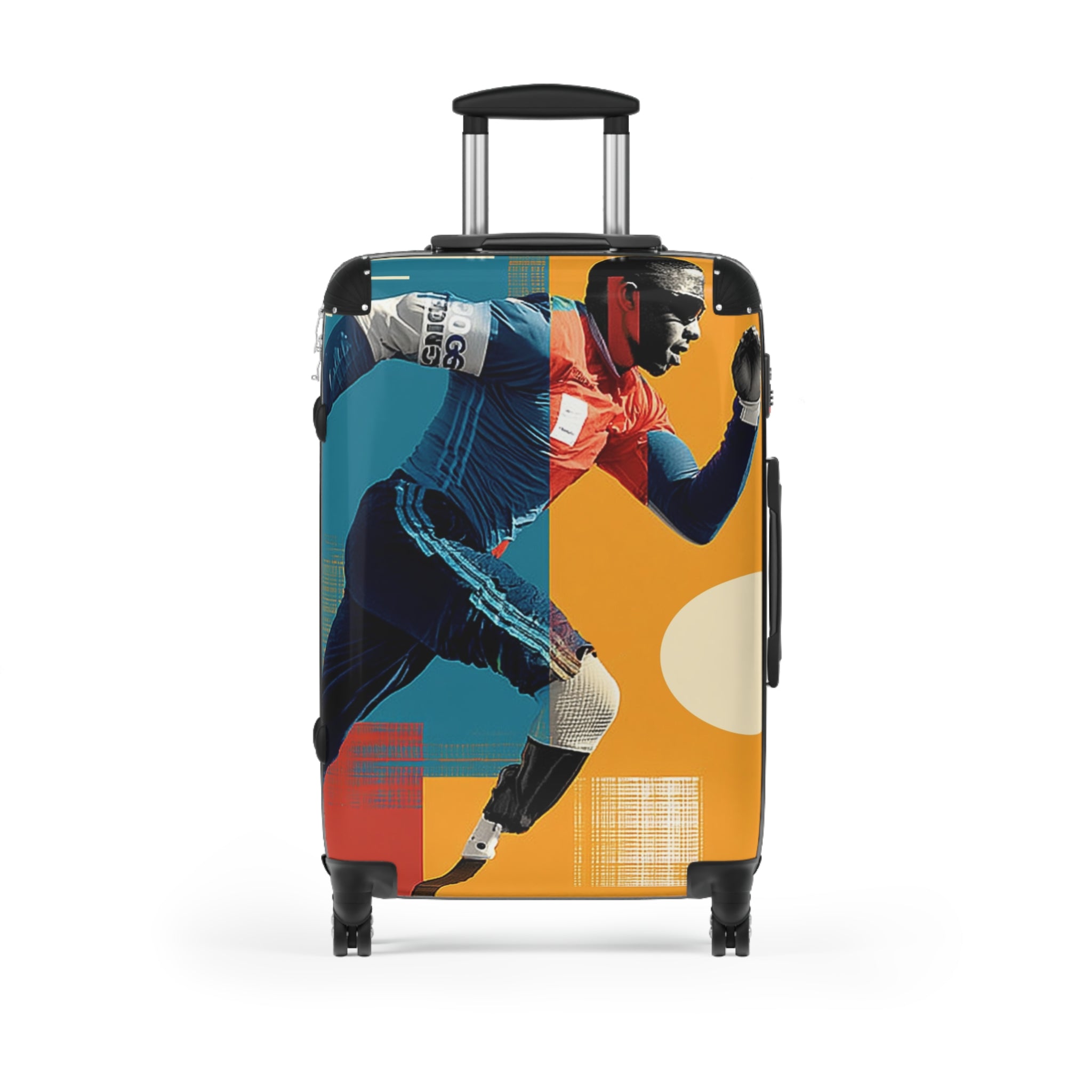 Athlete Runner Suitcase - Travel Gear for Adaptive Sports, Unique Luggage, Inspirational Gift, Mobility Travel, Adventure Bag